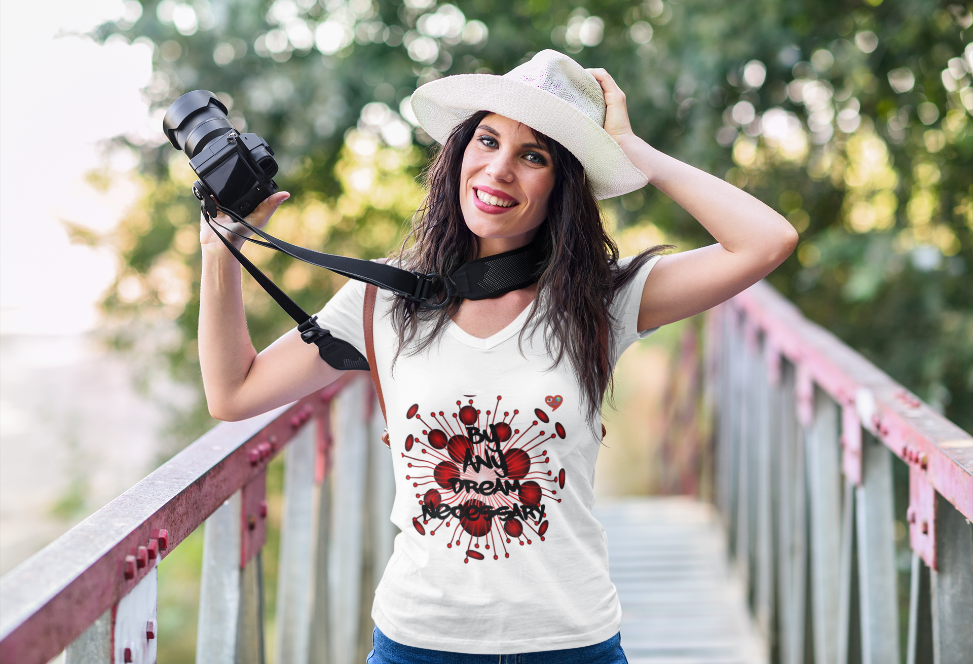 Dream Necessary T-Shirt — Abstract Red Heartburst Graphic Tee product thumbnail image Dream Necessary T-Shirt — Abstract Red Heartburst Graphic Tee product thumbnail image