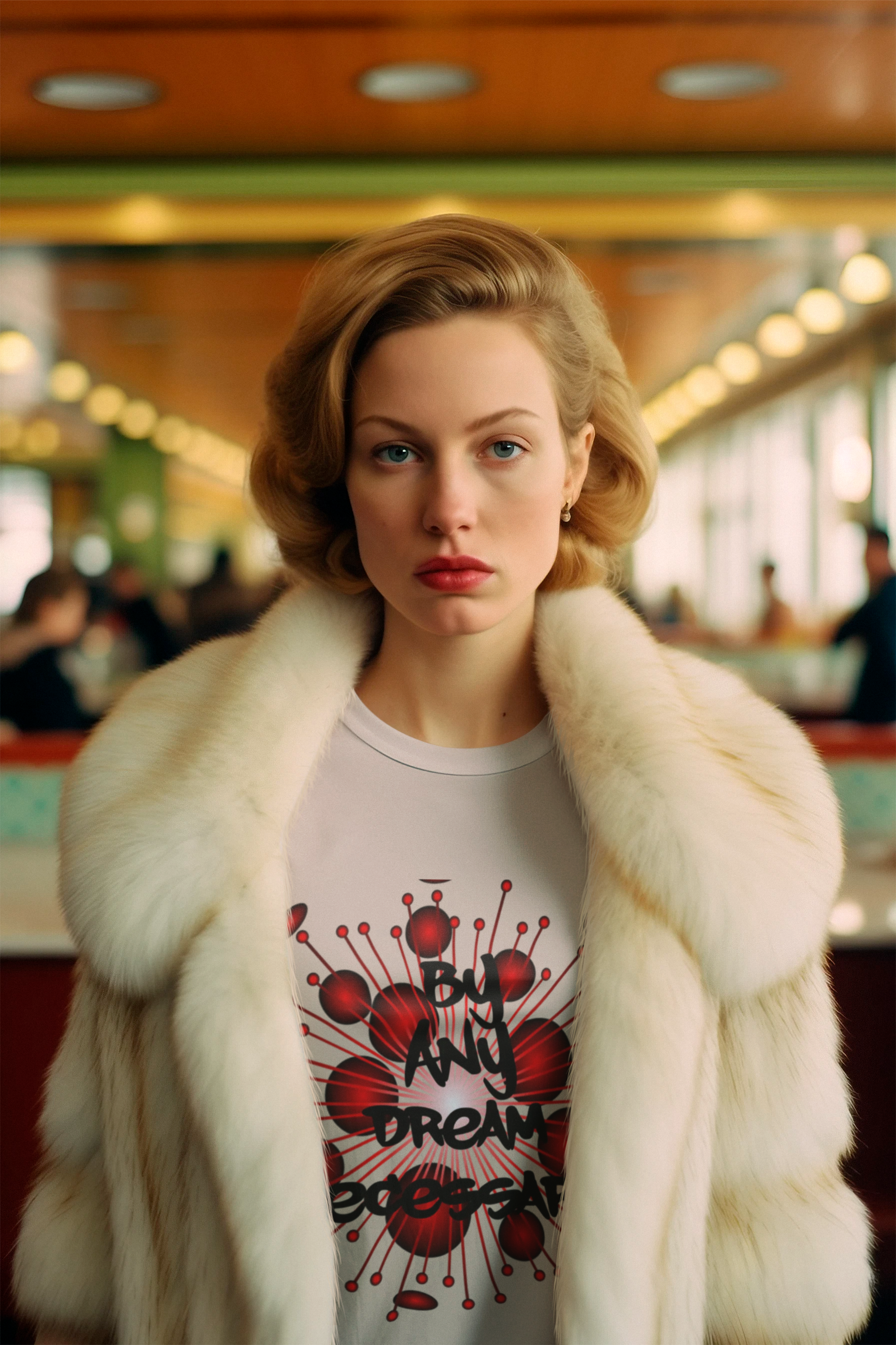 Dream Necessary T-Shirt — Abstract Red Heartburst Graphic Tee product thumbnail image