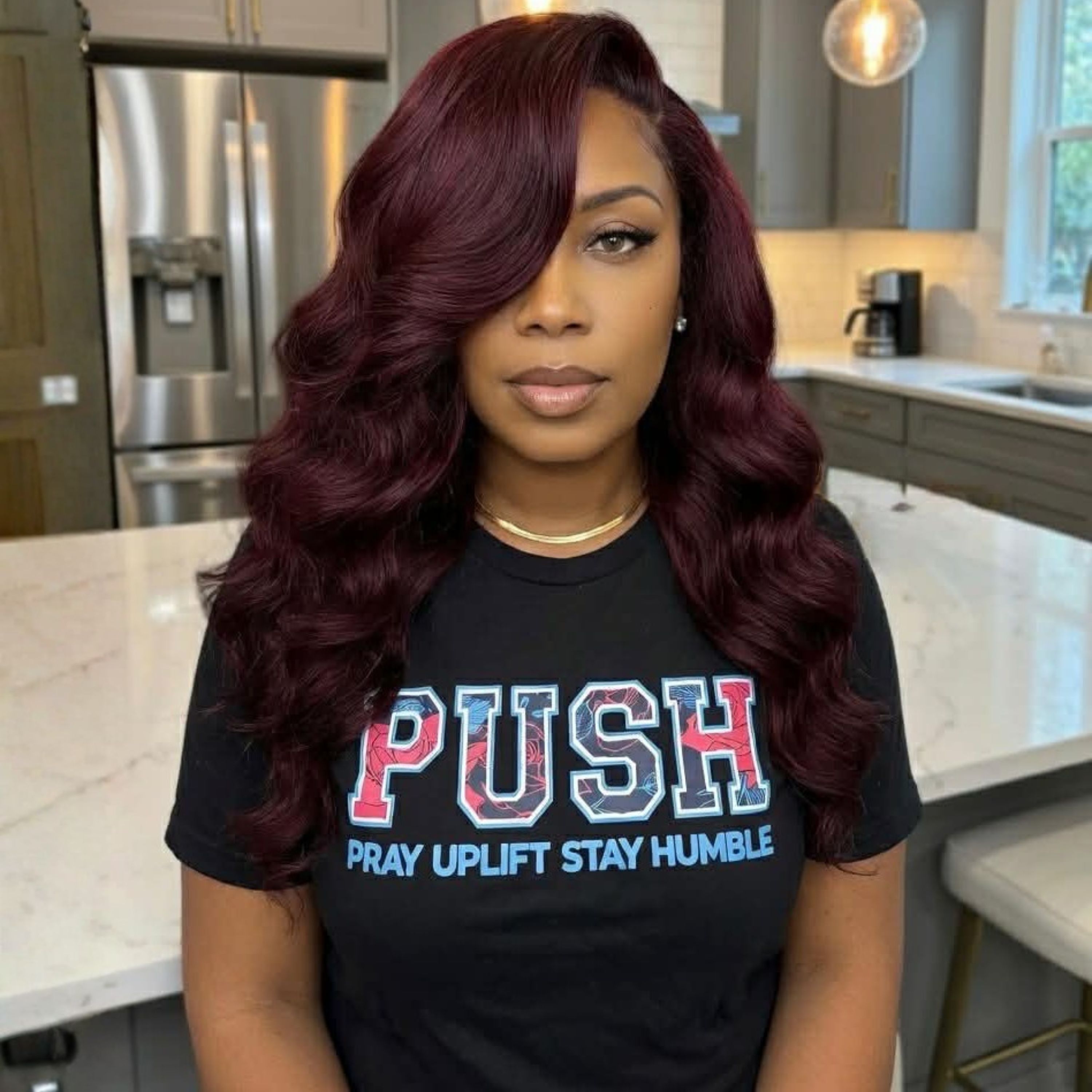 Unisex Softstyle Miami Nights Black PUSH T-Shirt product thumbnail image