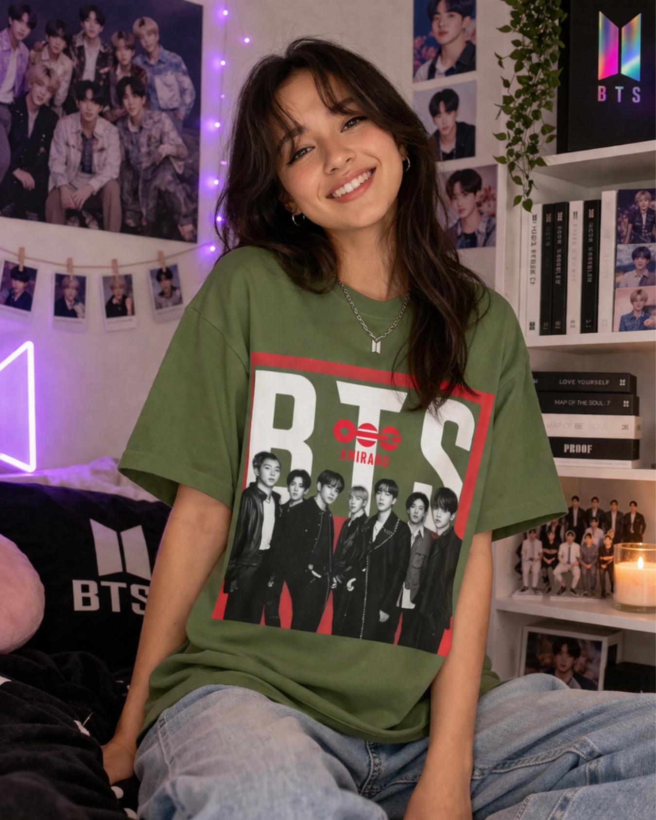 BTS Arirang Concept Photo Tee — Garment-Dyed Fan T-Shirt product thumbnail image BTS Arirang Concept Photo Tee — Garment-Dyed Fan T-Shirt product thumbnail image