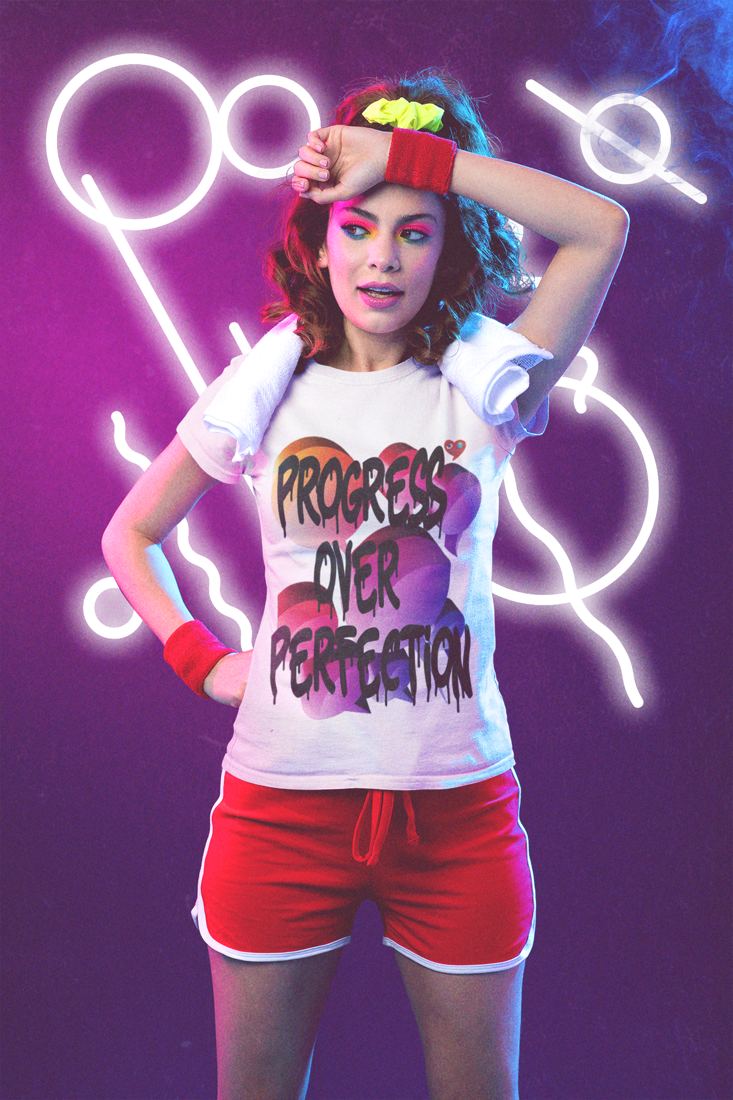 Progress Over Perfection T‑Shirt — Motivational Graffiti Tee product thumbnail image Progress Over Perfection T‑Shirt — Motivational Graffiti Tee product thumbnail image