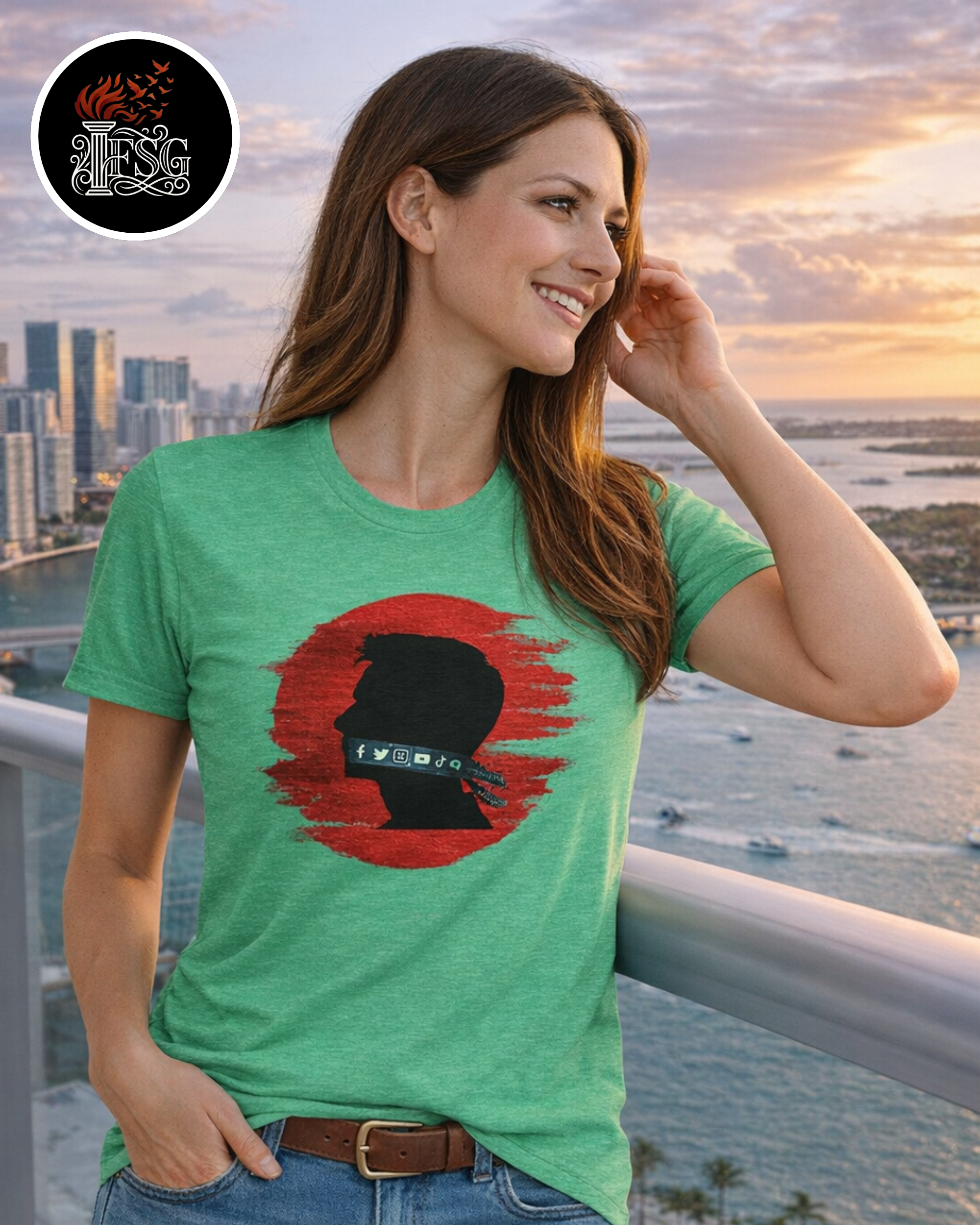 The "Muzzled Mind" Graphic Tee // Free Speech Guild Edition product thumbnail image