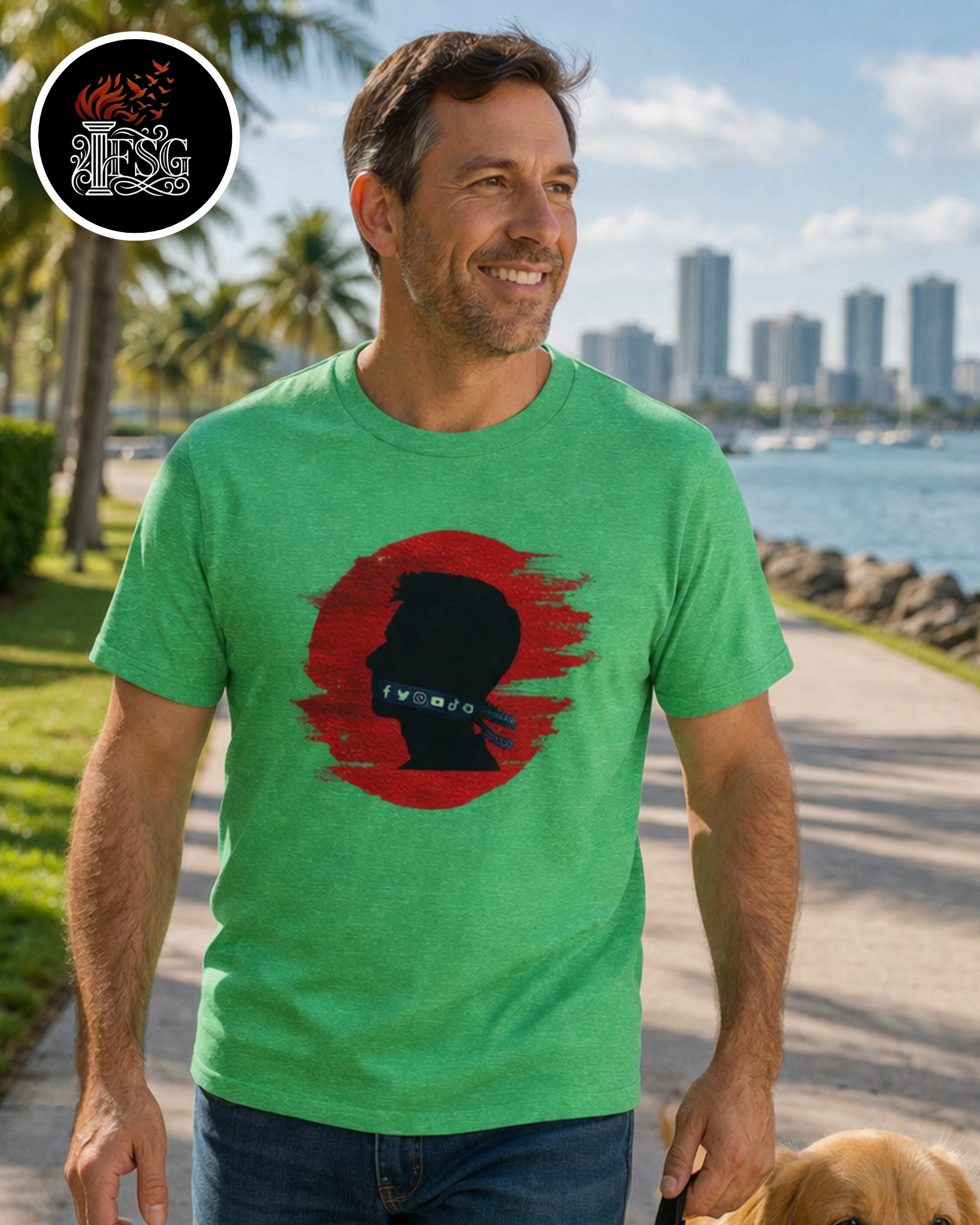 The "Muzzled Mind" Graphic Tee // Free Speech Guild Edition product thumbnail image