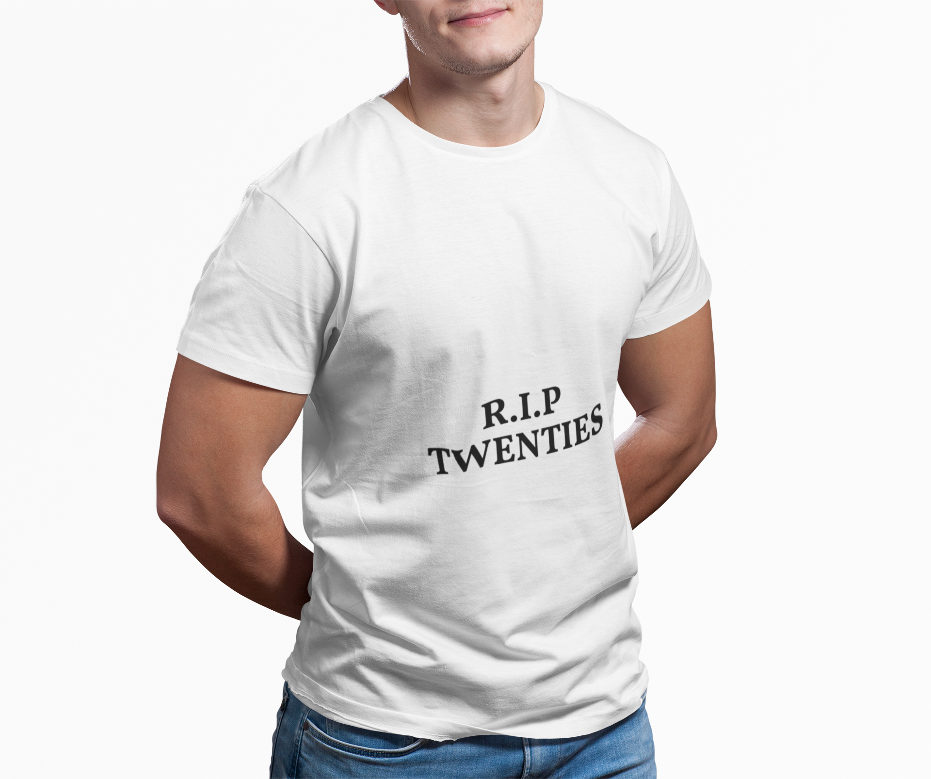 R.I.P. Twenties Tee — Funny 20s Retirement Shirt product thumbnail image R.I.P. Twenties Tee — Funny 20s Retirement Shirt product thumbnail image