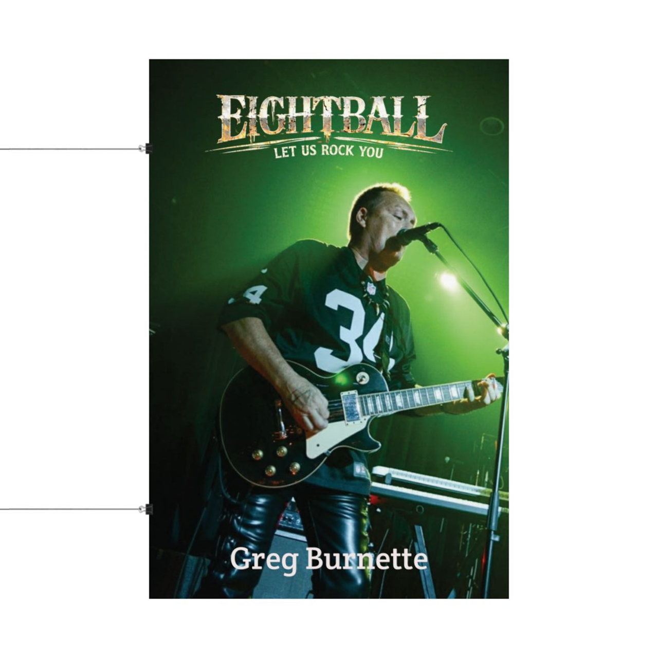 Eightball Greg Burnette Rock Poster — 'Let Us Rock You' Matte Horizontal Music Print 24x36 product thumbnail image Eightball Greg Burnette Rock Poster — 'Let Us Rock You' Matte Horizontal Music Print 24x36 product thumbnail image