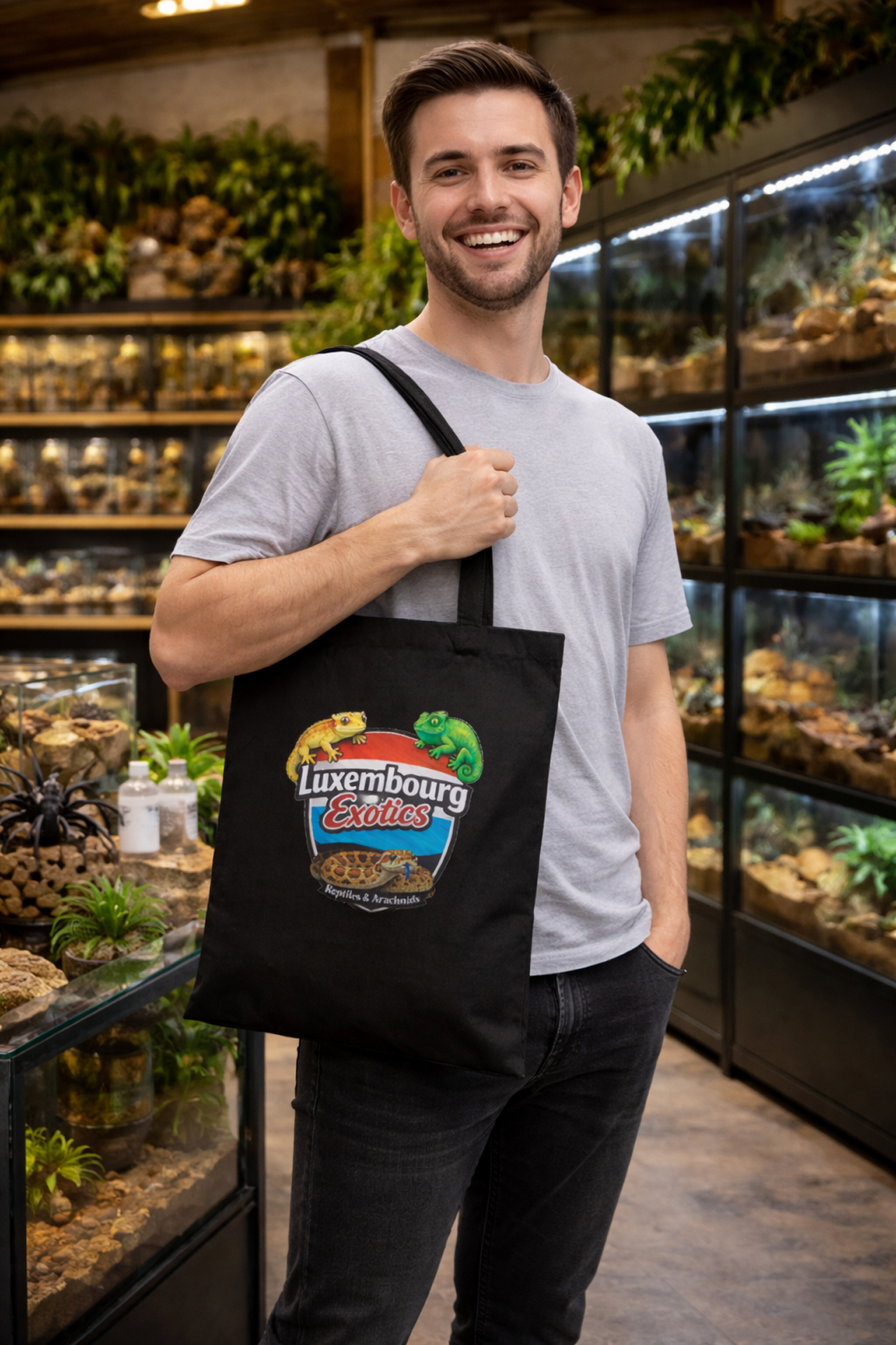 Luxembourg Exotics Reptile Logo Bag 