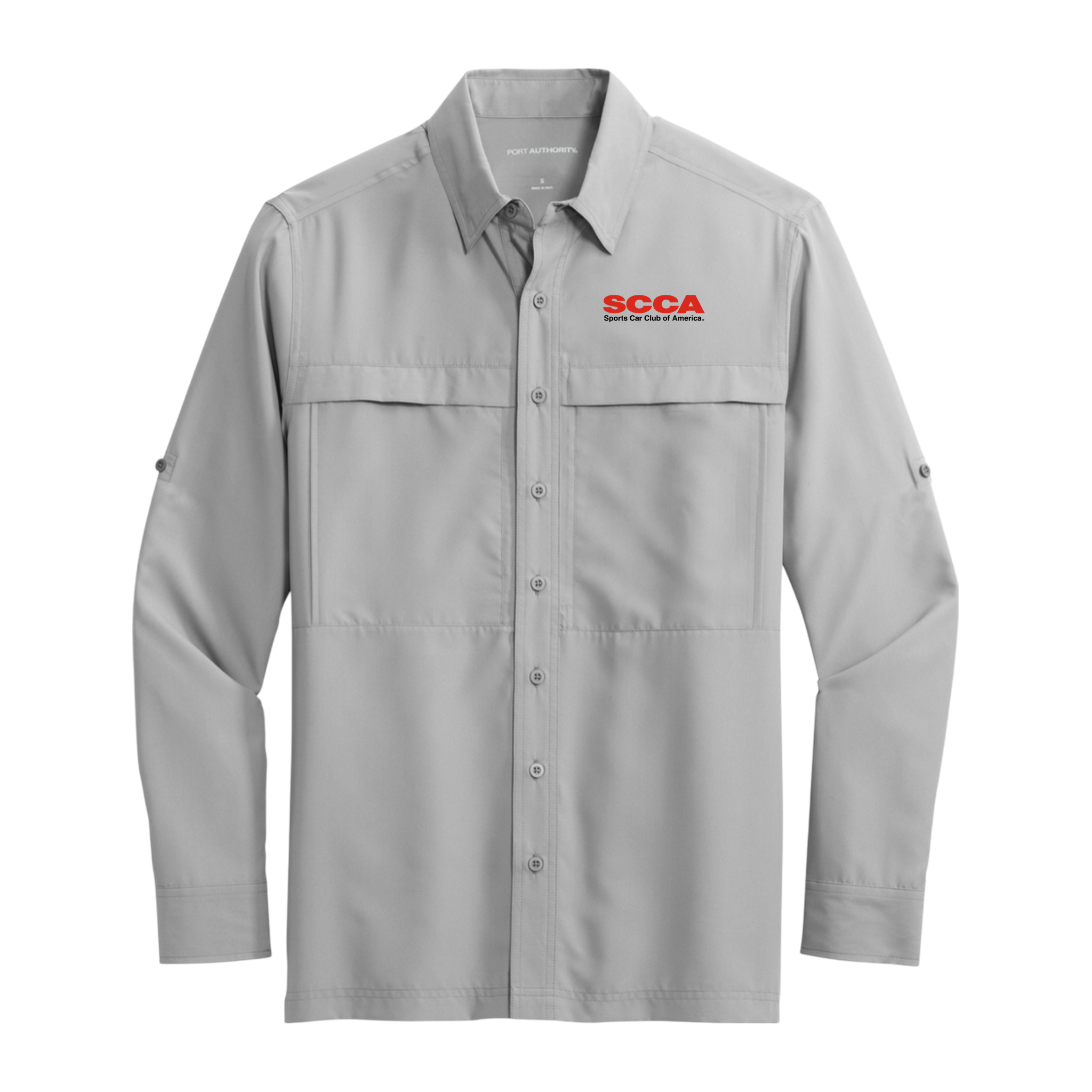 Trackside Men's Long Sleeve UV Daybreak Shirt (Embroidered)