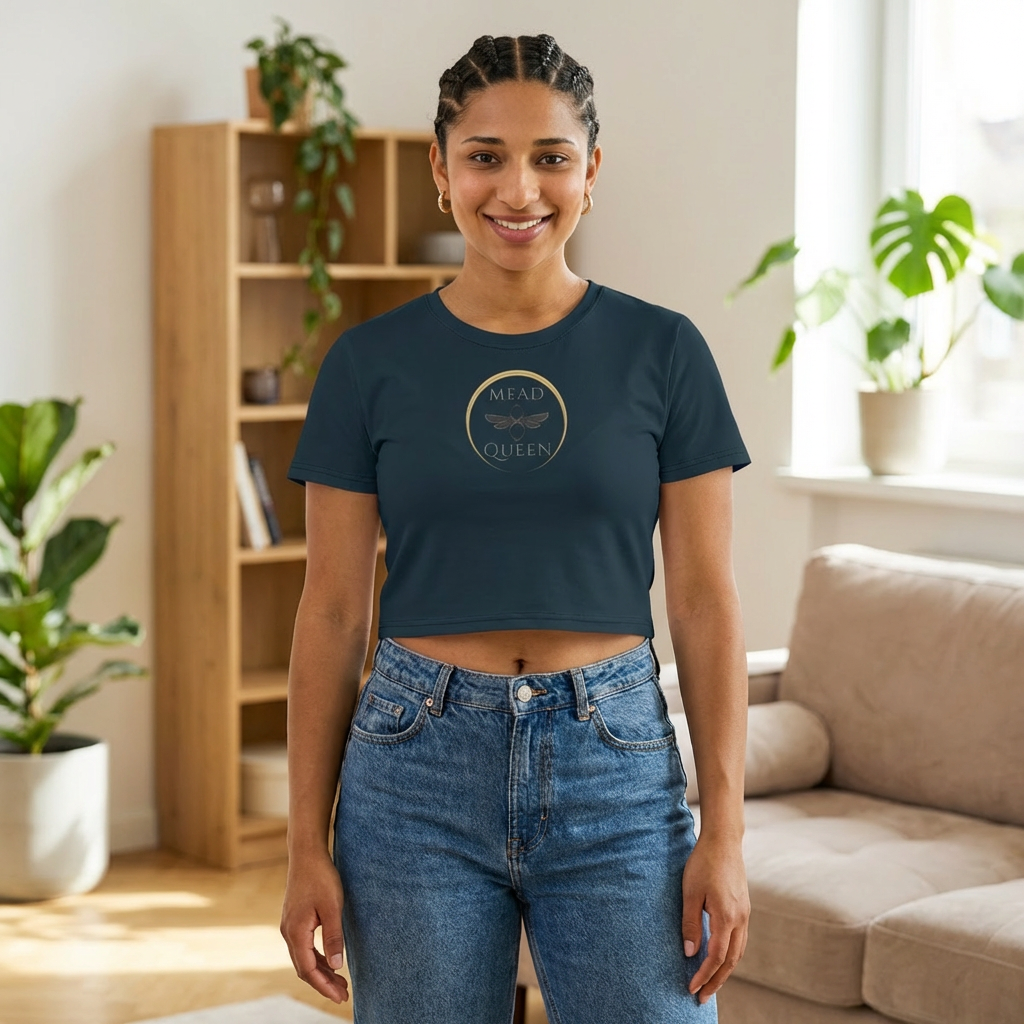Mead Queen Crop Tee (AOP) product thumbnail image
