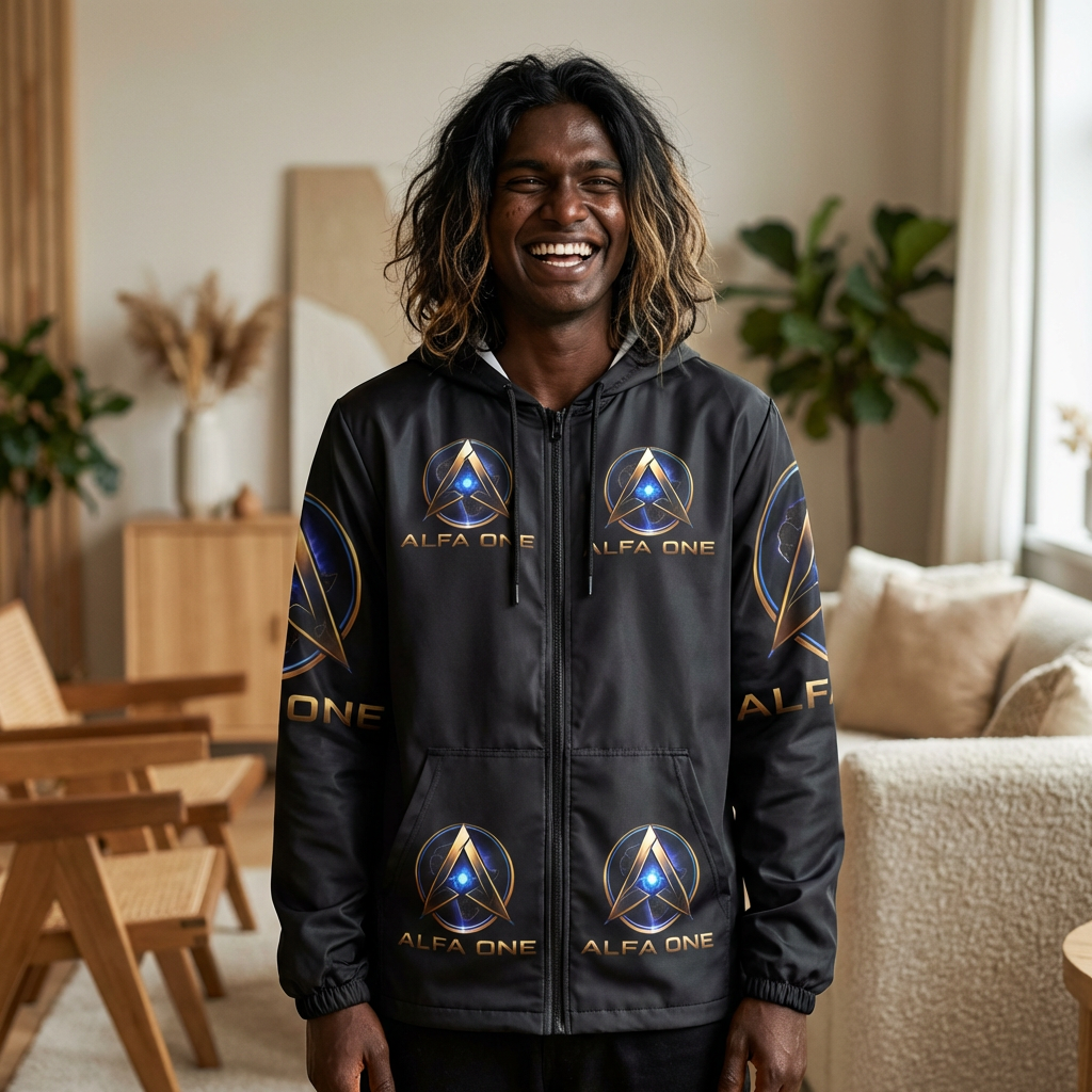 ALFA ONE™ - Windbreaker Jacket (AOP) product thumbnail image ALFA ONE™ - Windbreaker Jacket (AOP) product thumbnail image