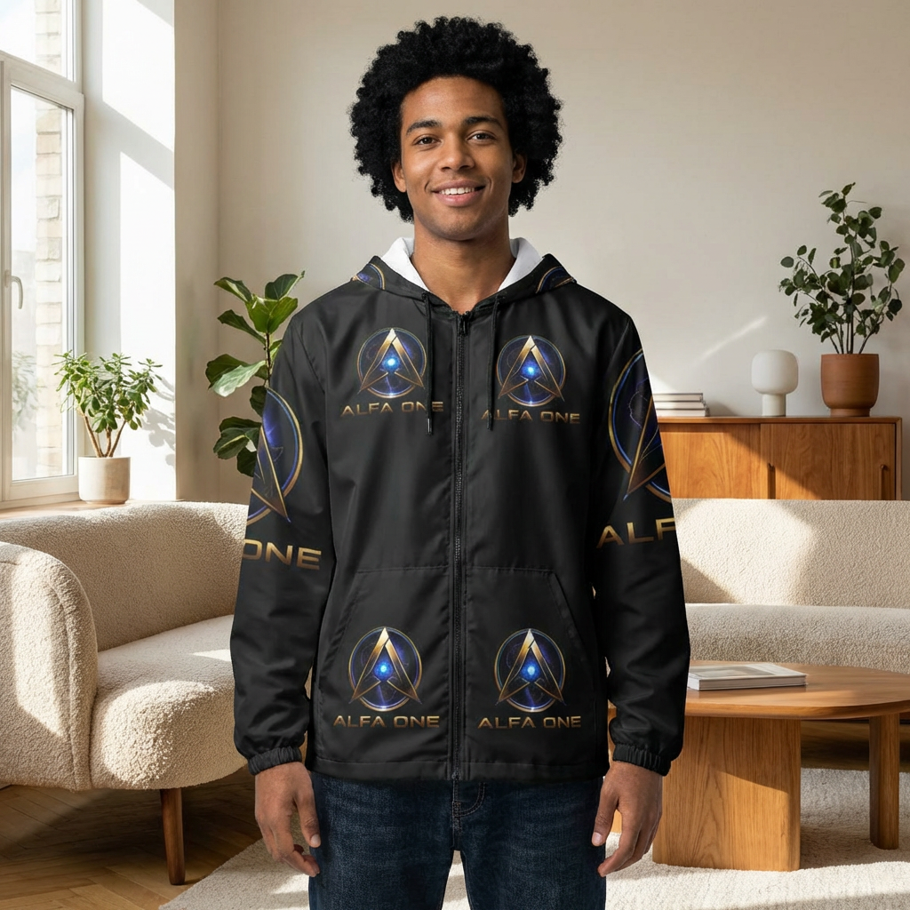 ALFA ONE™ - Windbreaker Jacket (AOP) product thumbnail image ALFA ONE™ - Windbreaker Jacket (AOP) product thumbnail image