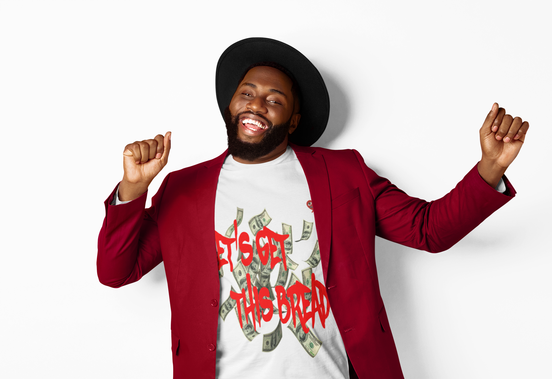 Let’s Get This Bread T-Shirt – Money Graphic Tee product thumbnail image