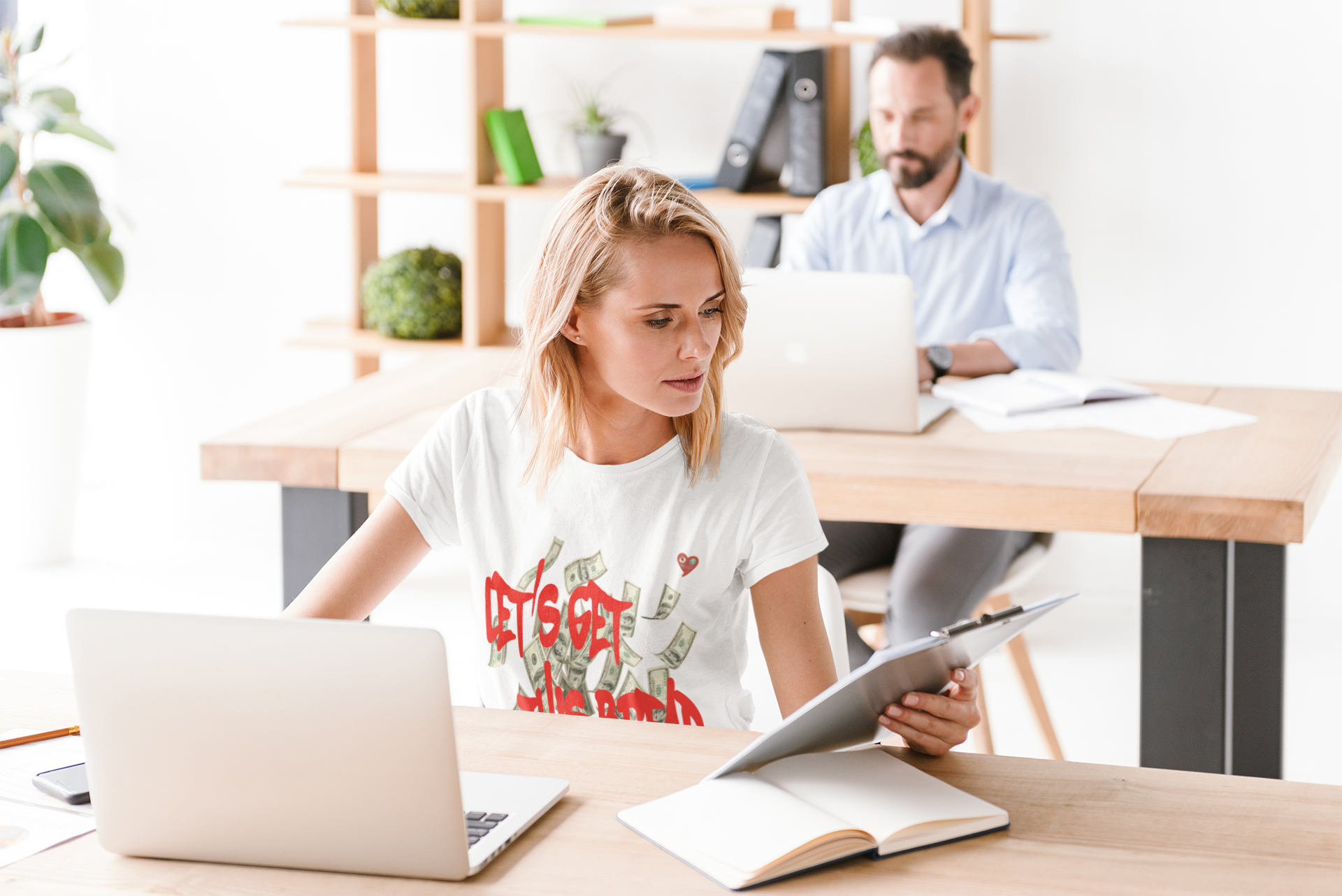 Let’s Get This Bread T-Shirt – Money Graphic Tee product thumbnail image Let’s Get This Bread T-Shirt – Money Graphic Tee product thumbnail image