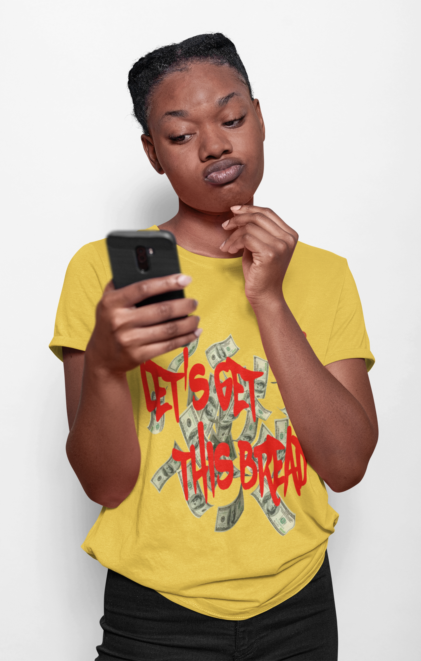 Let’s Get This Bread T-Shirt – Money Graphic Tee product thumbnail image