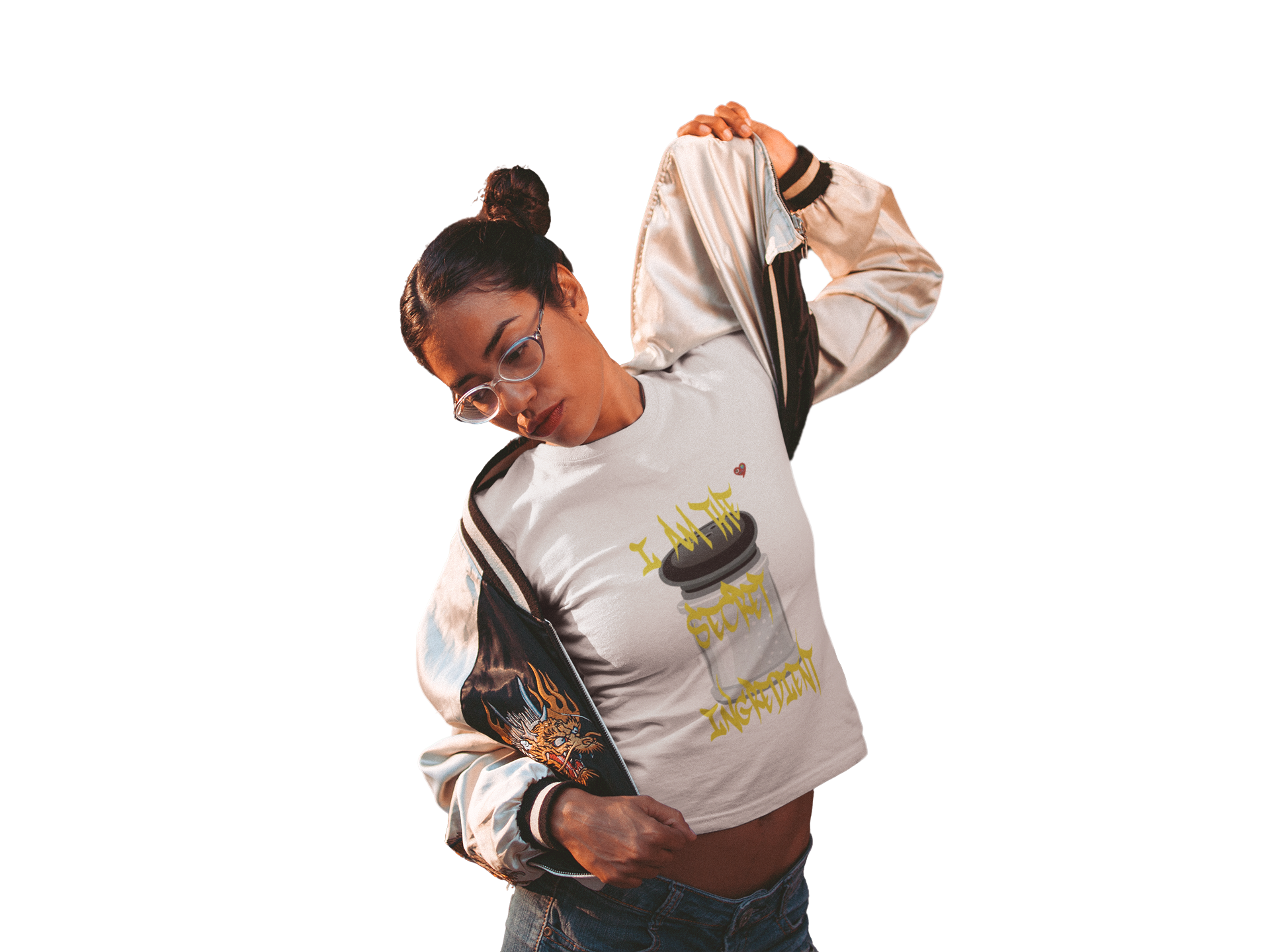 Salt Shaker Graphic T‑Shirt – "I Am The Secret Ingredient" Street Art Tee product thumbnail image