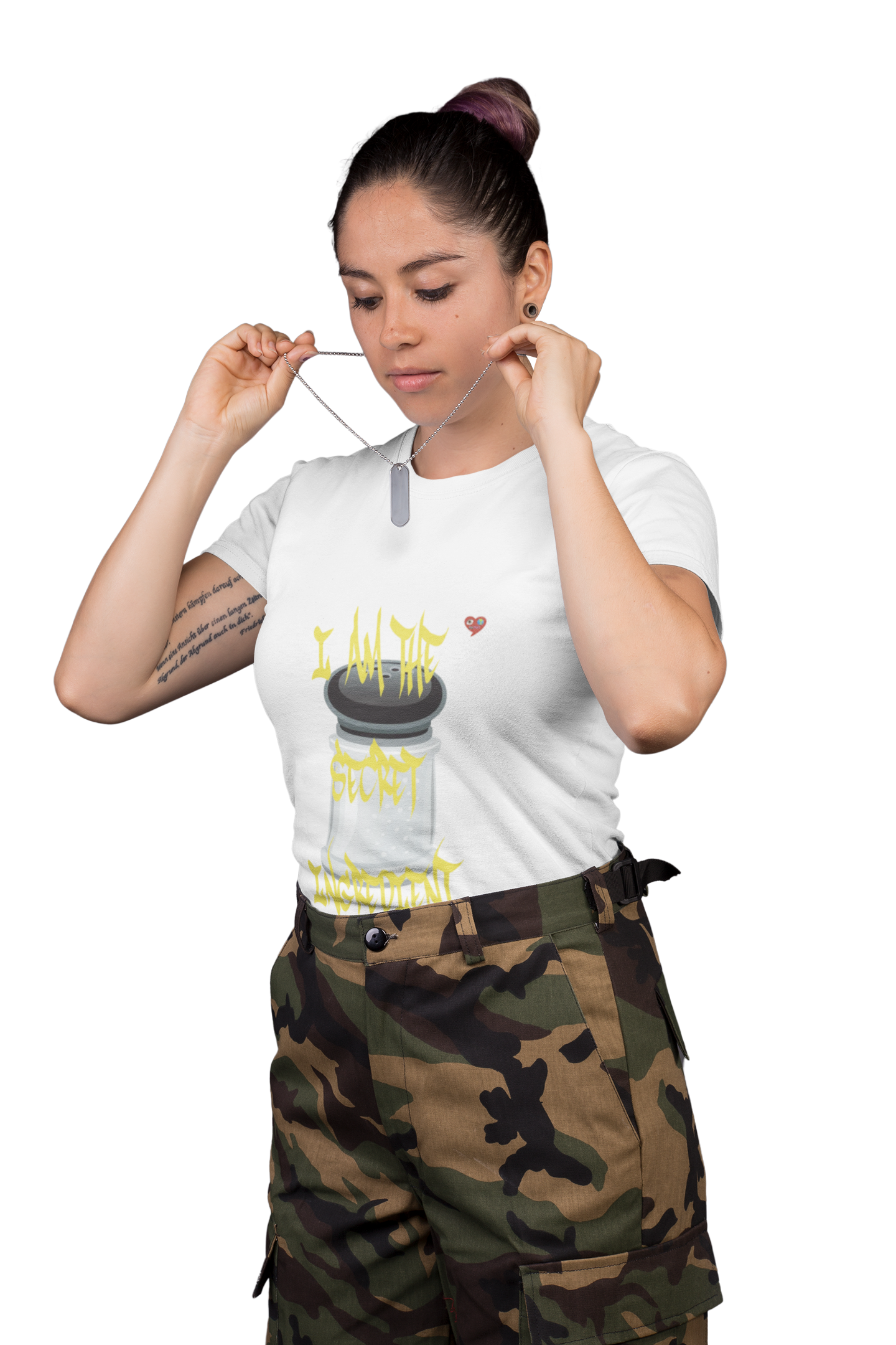 Salt Shaker Graphic T‑Shirt – "I Am The Secret Ingredient" Street Art Tee product thumbnail image Salt Shaker Graphic T‑Shirt – "I Am The Secret Ingredient" Street Art Tee product thumbnail image