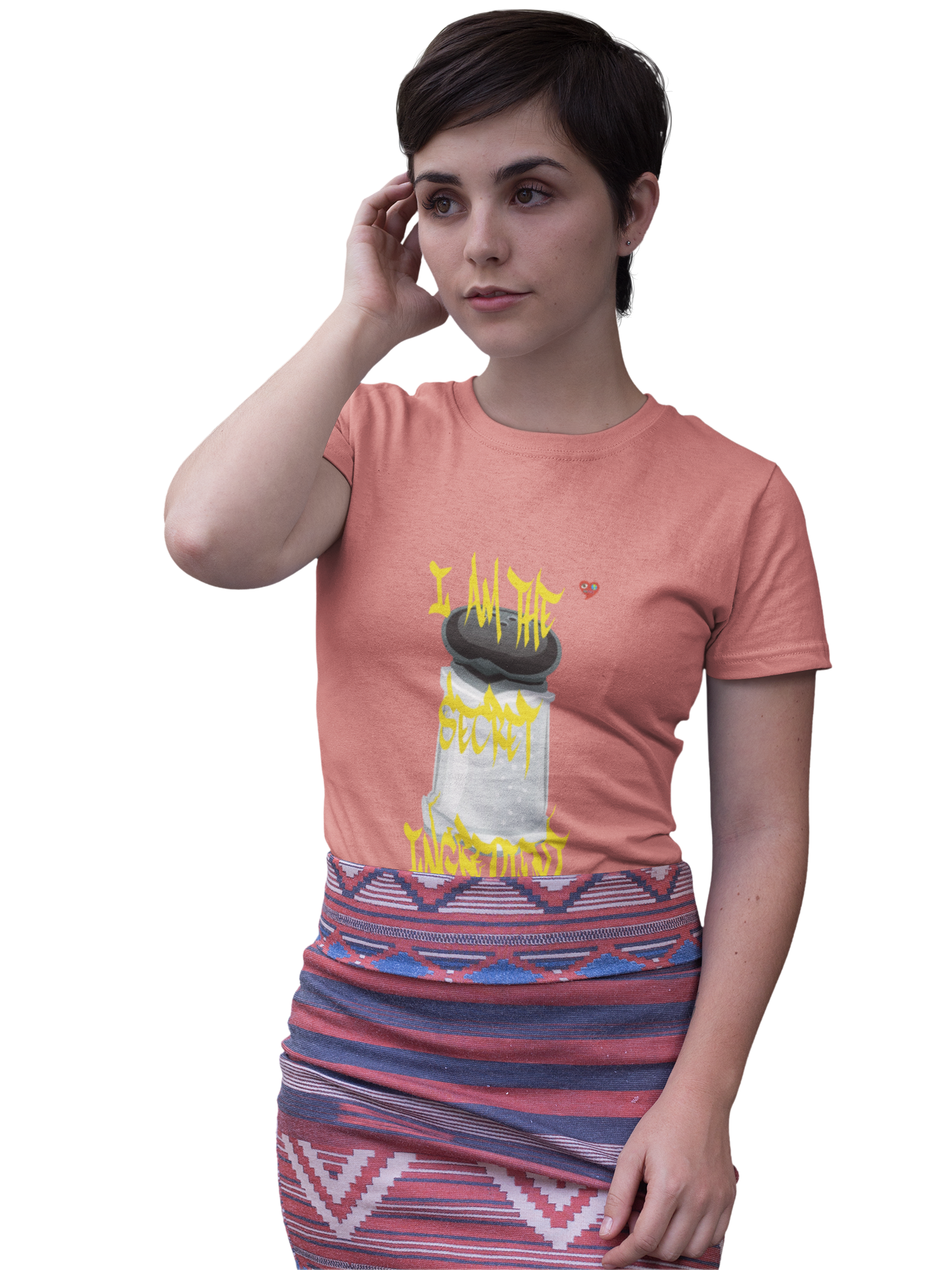 Salt Shaker Graphic T‑Shirt – "I Am The Secret Ingredient" Street Art Tee product thumbnail image