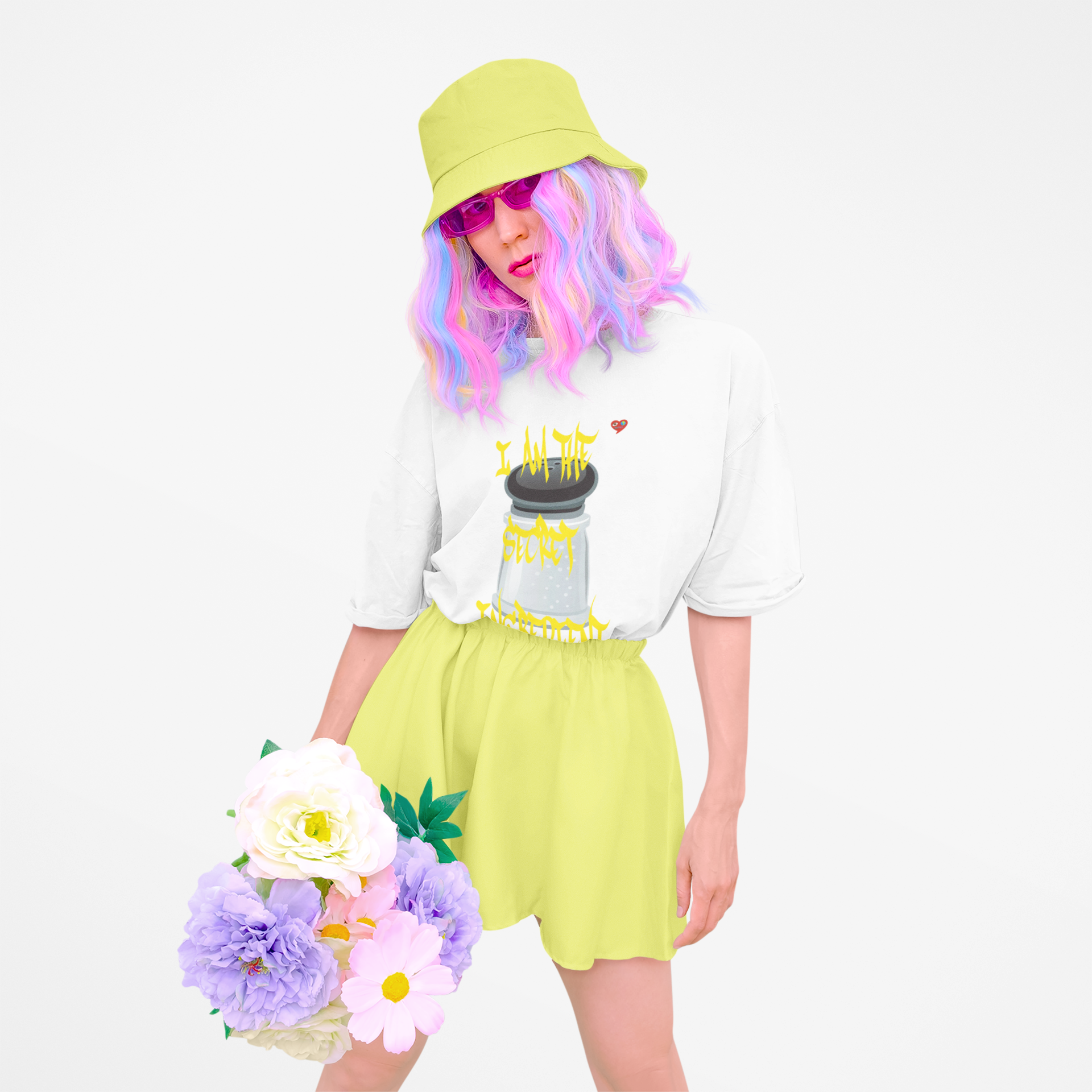 Salt Shaker Graphic T‑Shirt – "I Am The Secret Ingredient" Street Art Tee product thumbnail image Salt Shaker Graphic T‑Shirt – "I Am The Secret Ingredient" Street Art Tee product thumbnail image