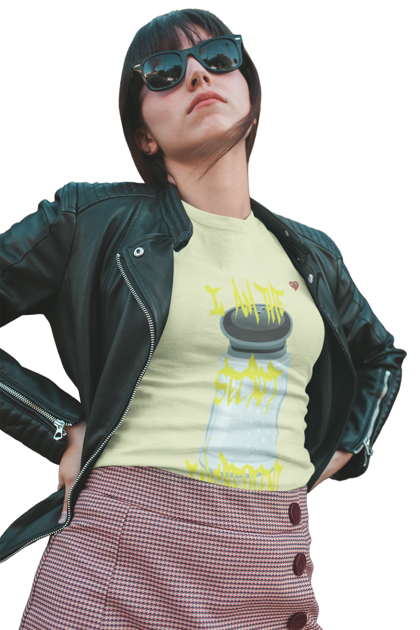 Salt Shaker Graphic T‑Shirt – "I Am The Secret Ingredient" Street Art Tee product thumbnail image Salt Shaker Graphic T‑Shirt – "I Am The Secret Ingredient" Street Art Tee product thumbnail image