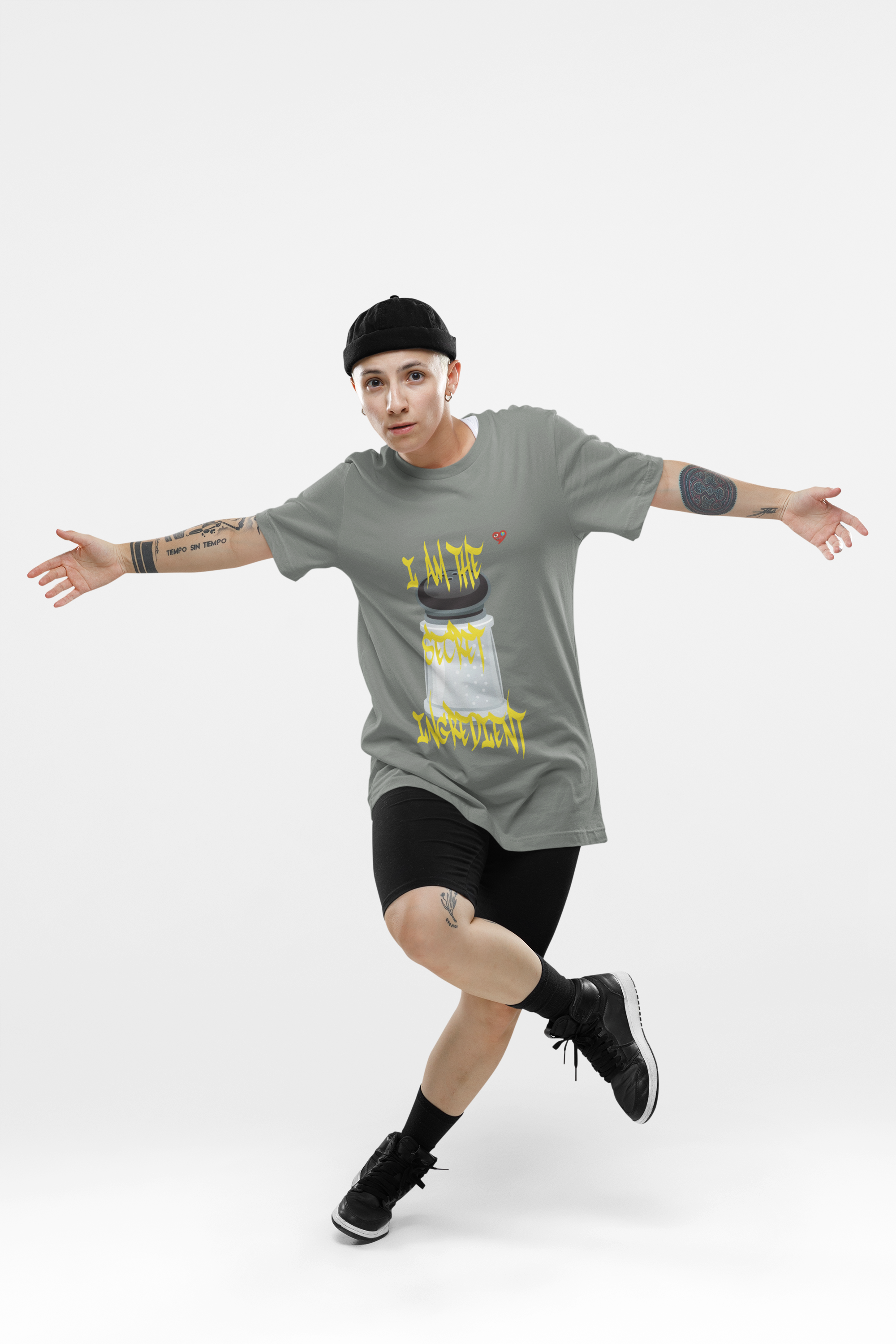 Salt Shaker Graphic T‑Shirt – "I Am The Secret Ingredient" Street Art Tee product thumbnail image Salt Shaker Graphic T‑Shirt – "I Am The Secret Ingredient" Street Art Tee product thumbnail image