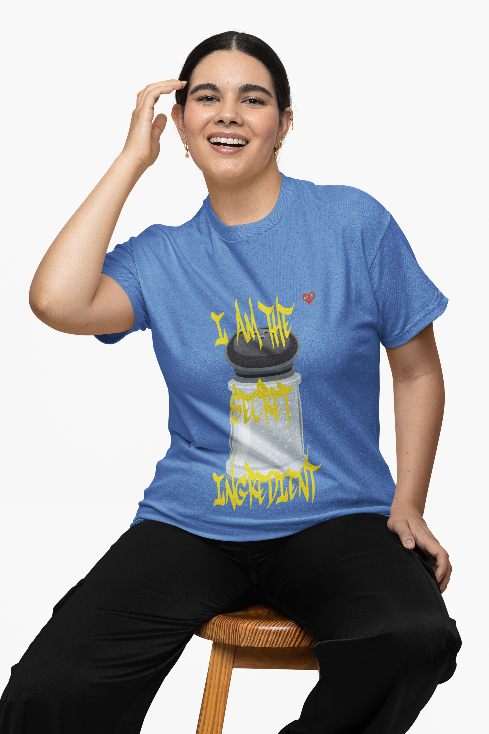 Salt Shaker Graphic T‑Shirt – "I Am The Secret Ingredient" Street Art Tee product thumbnail image