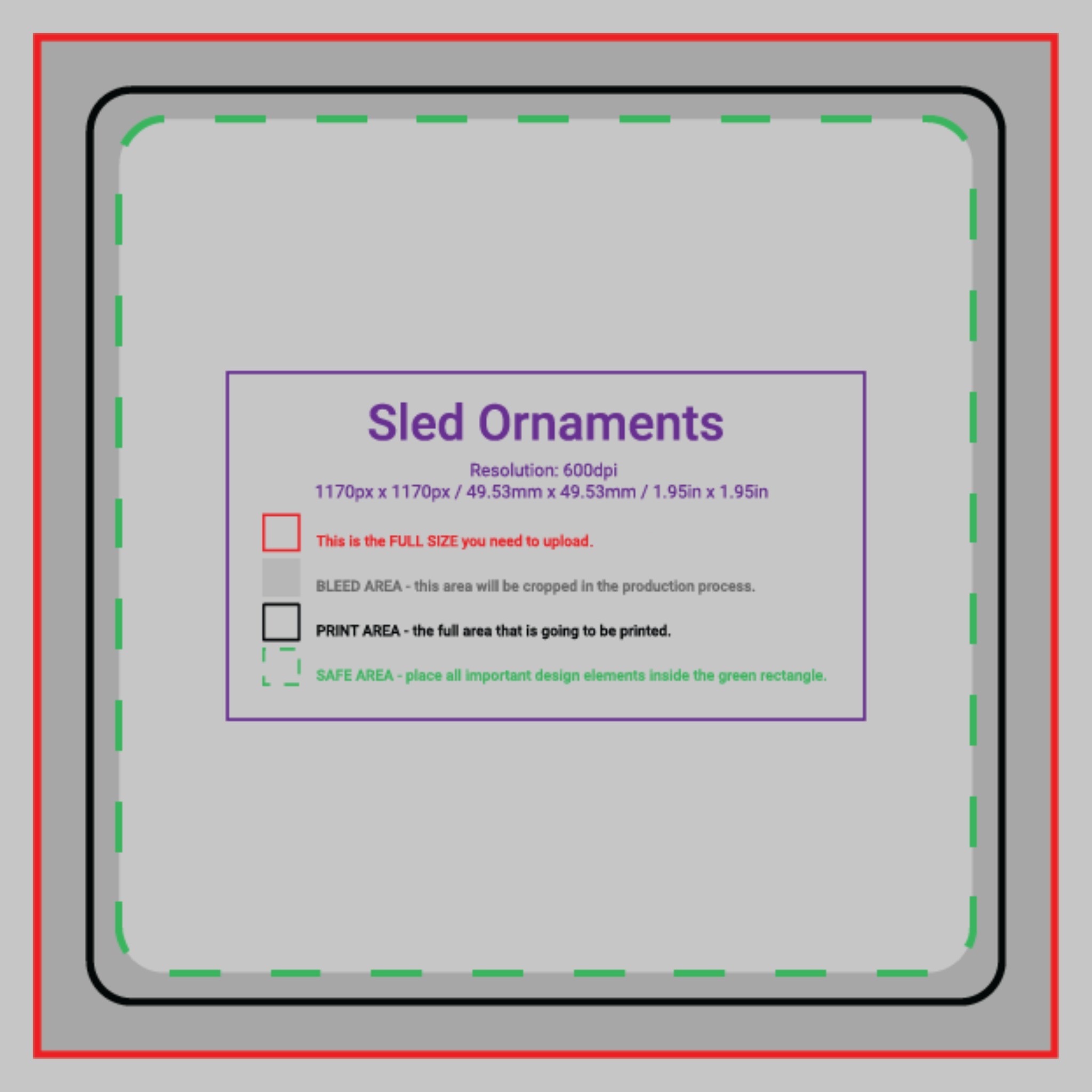 Personalized Sled Ornaments product thumbnail image