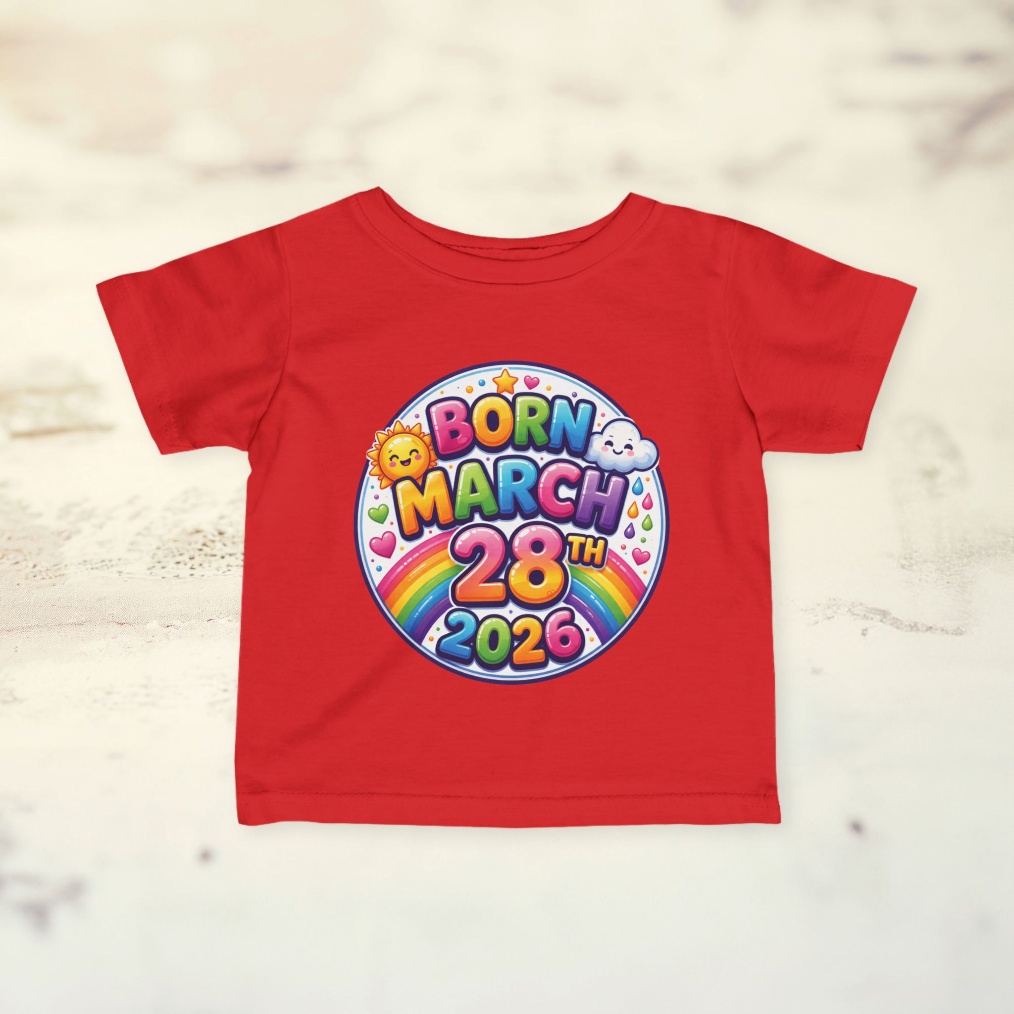 Personalized Infant Fine Jersey Tee product thumbnail image