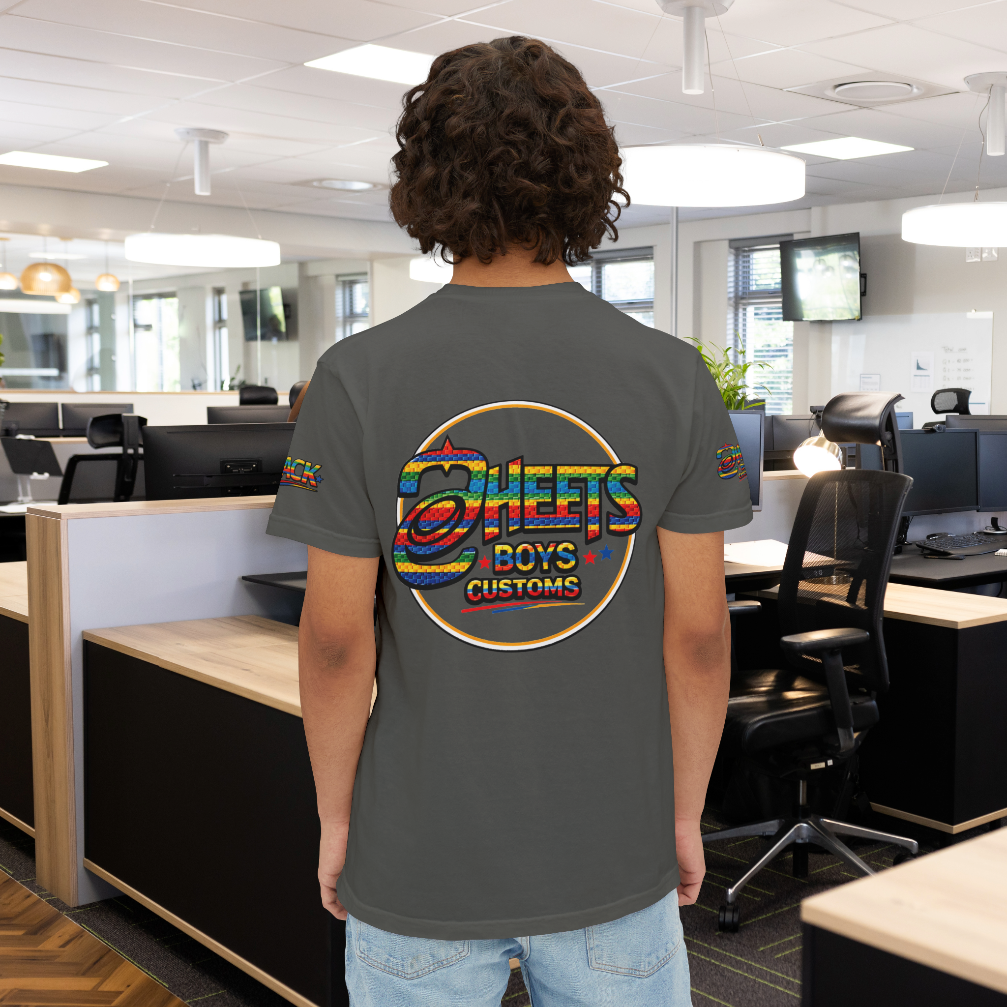 Custom 'Logo Style' Unisex Garment-Dyed Pocket T-Shirt product thumbnail image Custom 'Logo Style' Unisex Garment-Dyed Pocket T-Shirt product thumbnail image