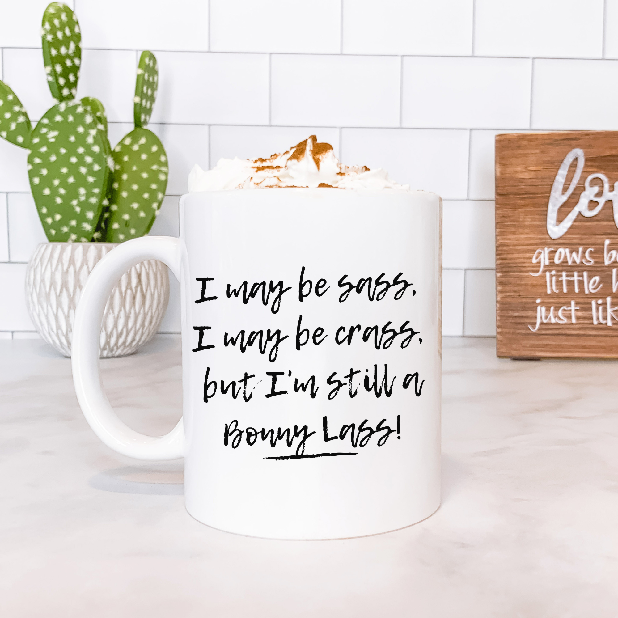 Bonny Lass Mug | Funny Coffee Mug, Sassy Saying Cup, Gift for Her, Girlfriend Gift, Coworker Gift, Sarcastic Humor Mug, 11oz Ceramic product thumbnail image Bonny Lass Mug | Funny Coffee Mug, Sassy Saying Cup, Gift for Her, Girlfriend Gift, Coworker Gift, Sarcastic Humor Mug, 11oz Ceramic product thumbnail image