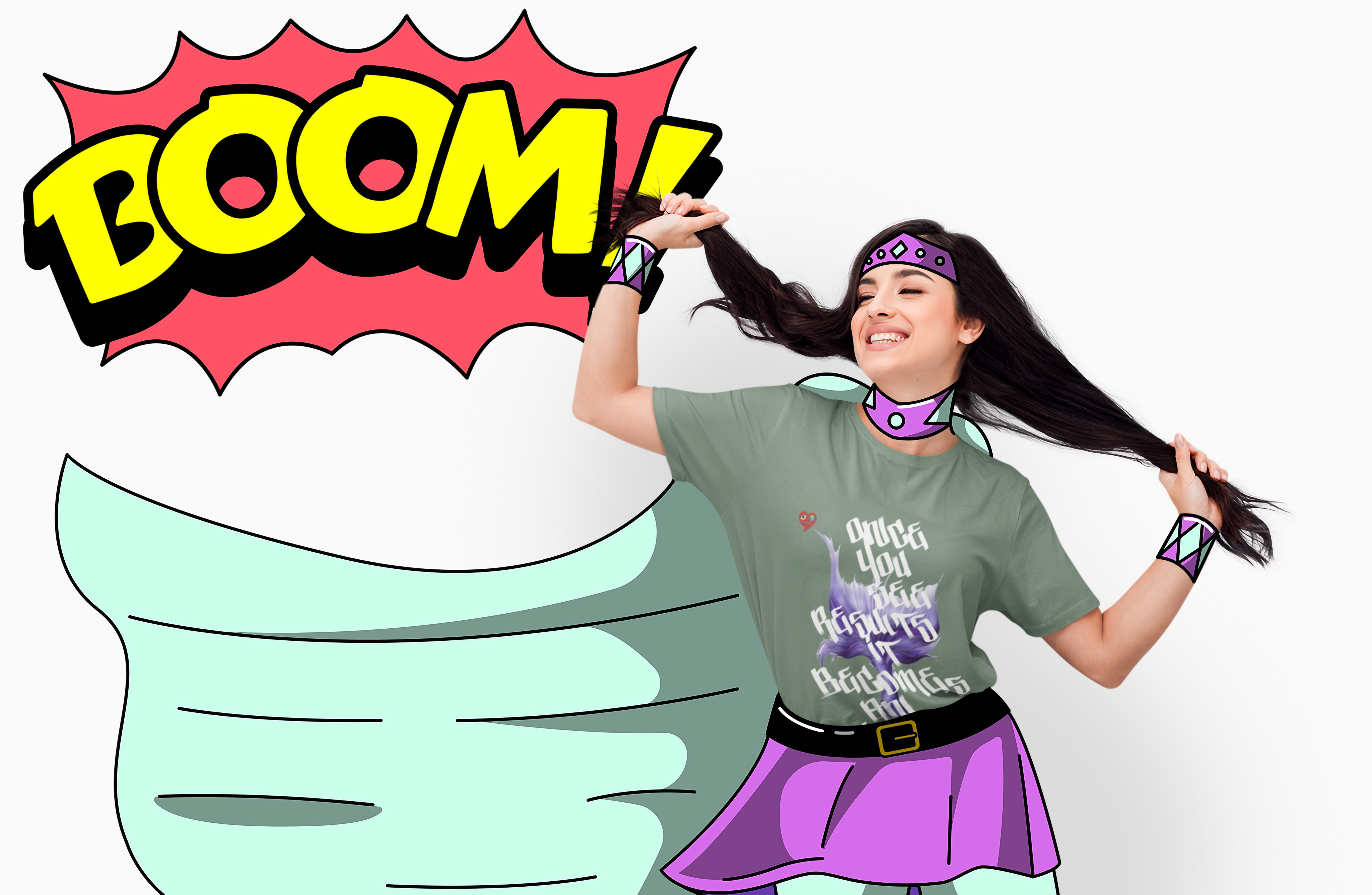 Once you see results,It becomes an addiction Graphic Tee — Purple Flame Heart T-Shirt product thumbnail image Once you see results,It becomes an addiction Graphic Tee — Purple Flame Heart T-Shirt product thumbnail image