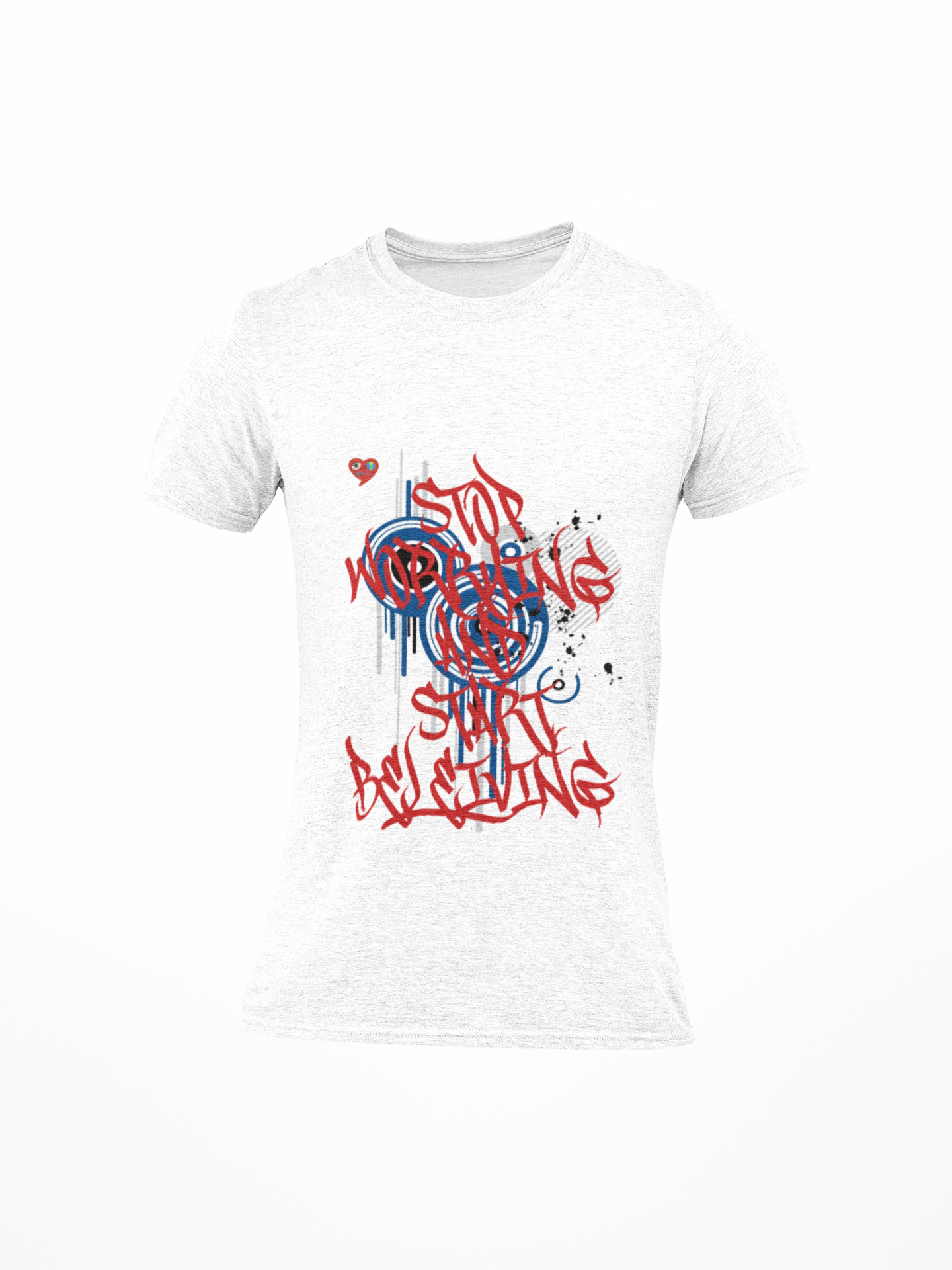 Stop Worrying and Stare Believing Graphic Tee product thumbnail image