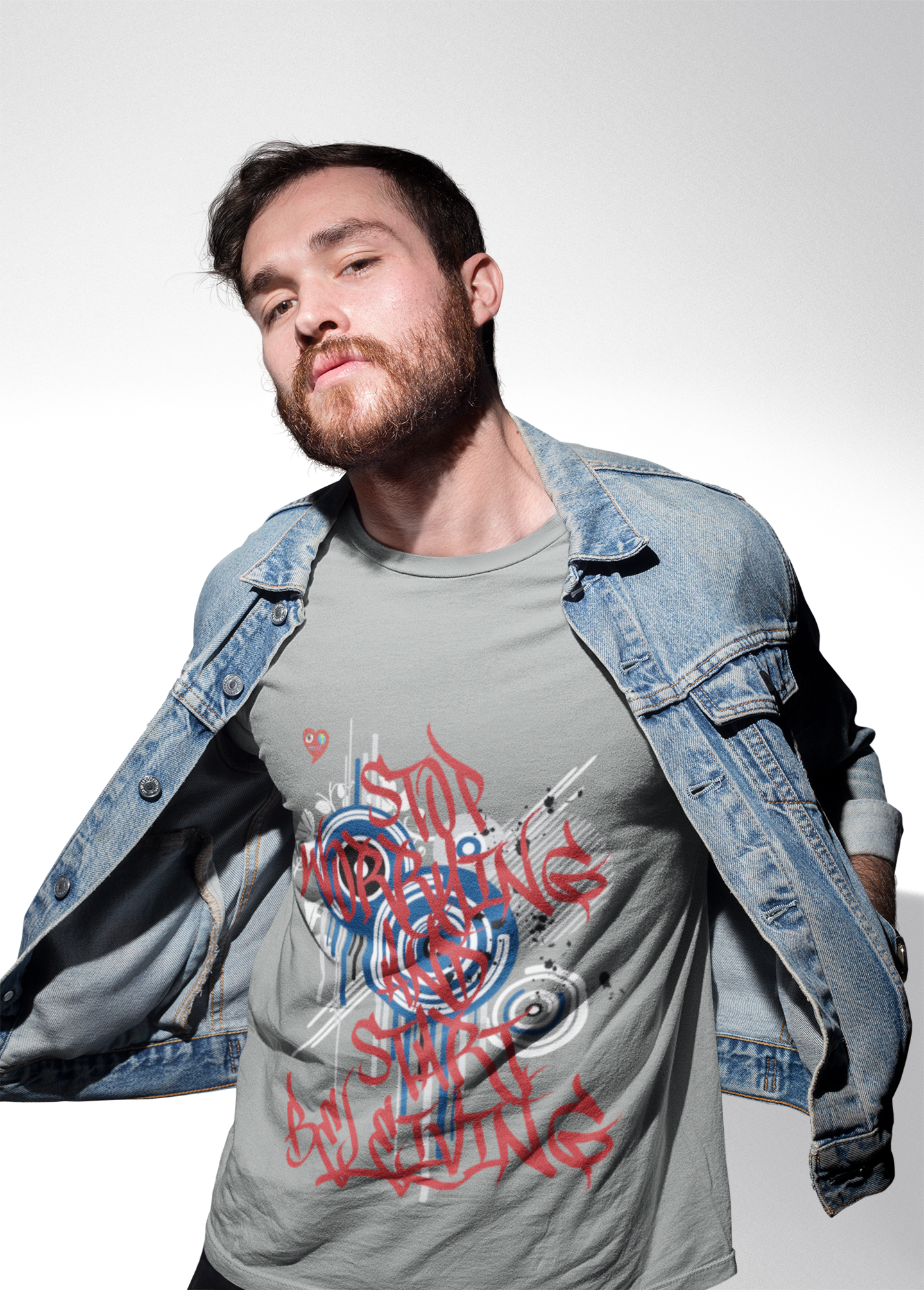 Stop Worrying and Stare Believing Graphic Tee product thumbnail image Stop Worrying and Stare Believing Graphic Tee product thumbnail image