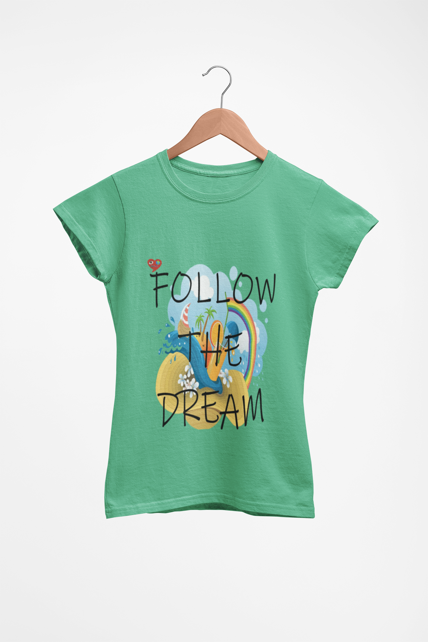 Follow the Dream T-Shirt — Inspirational Beach Graphic Tee product thumbnail image Follow the Dream T-Shirt — Inspirational Beach Graphic Tee product thumbnail image