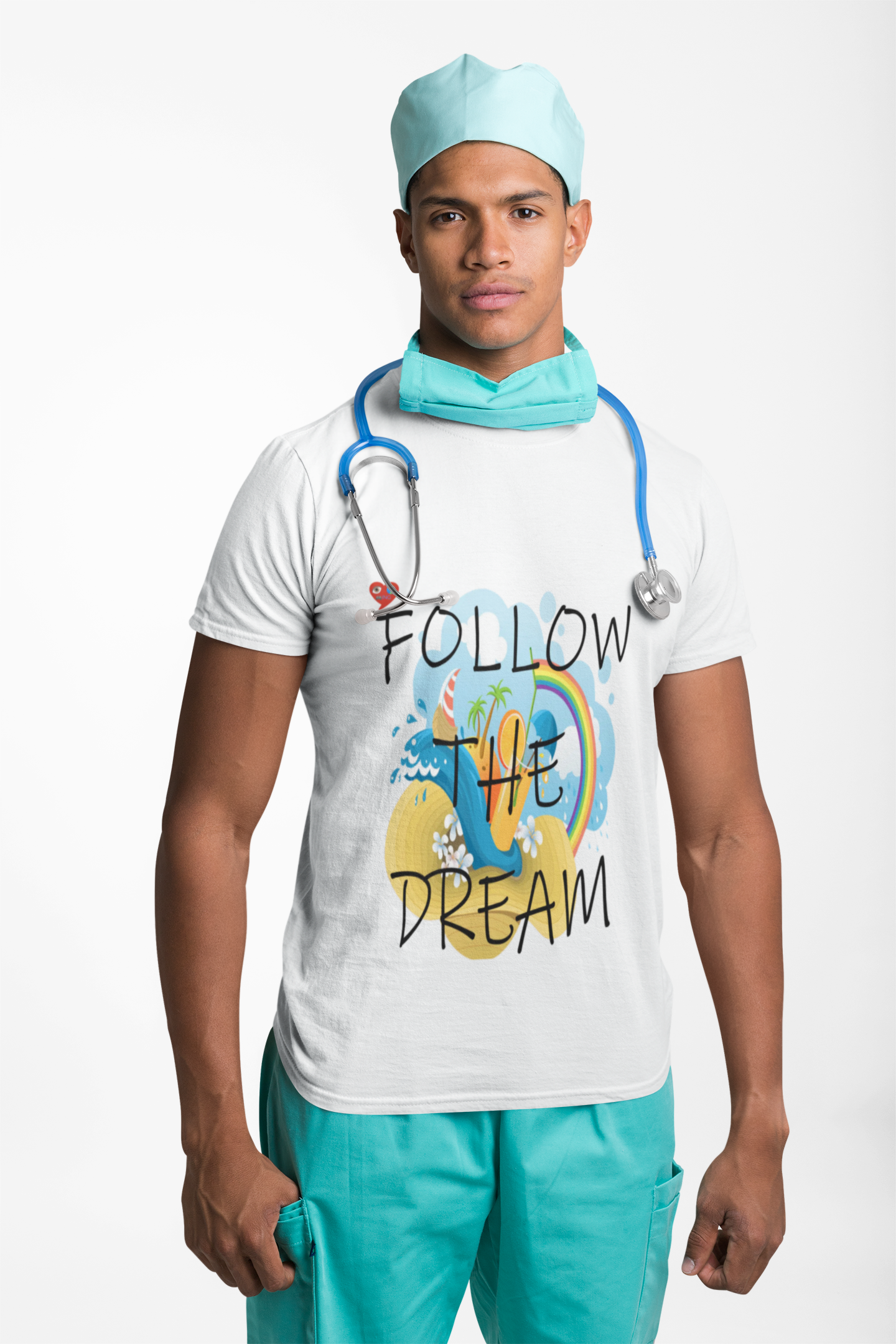 Follow the Dream T-Shirt — Inspirational Beach Graphic Tee product thumbnail image Follow the Dream T-Shirt — Inspirational Beach Graphic Tee product thumbnail image