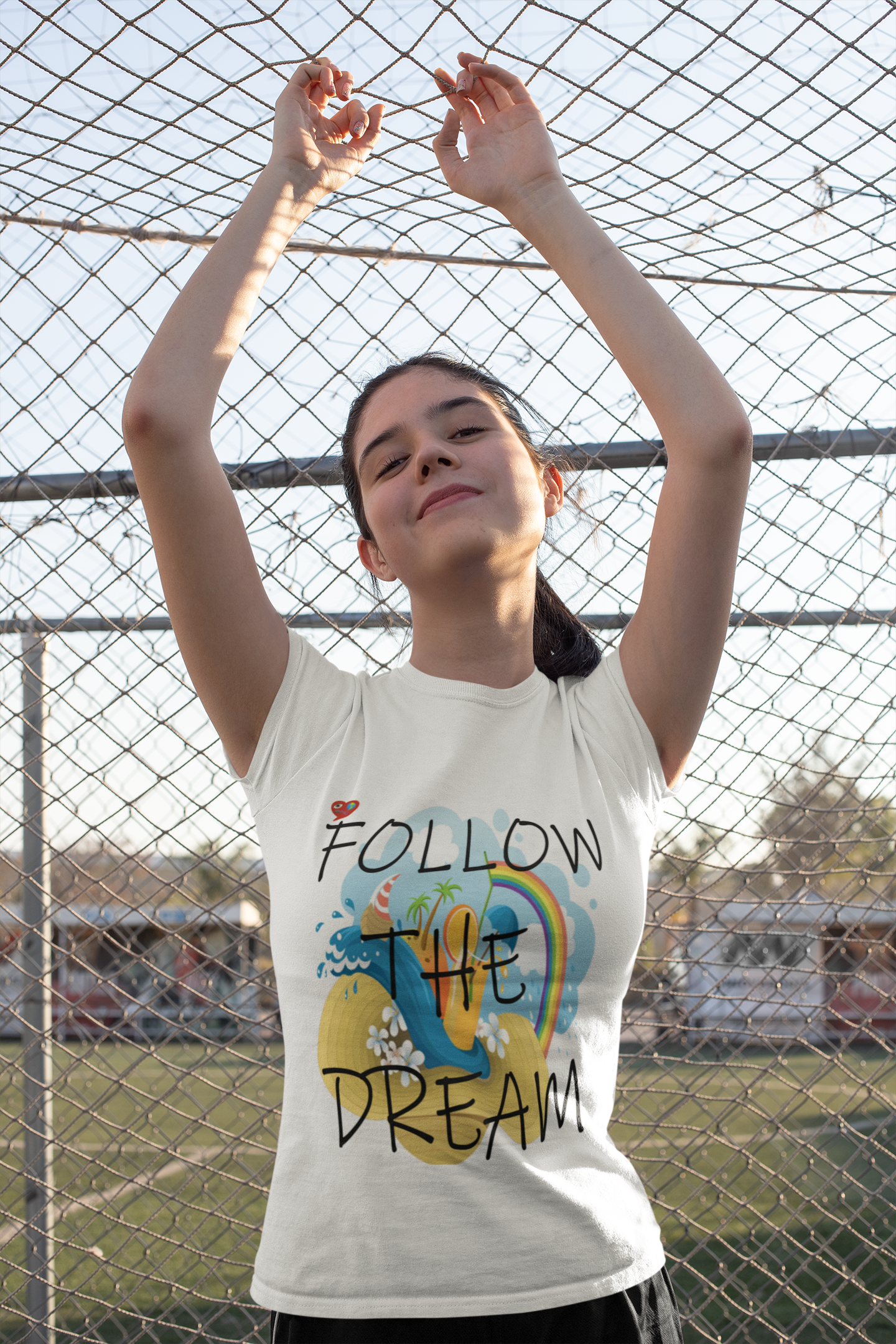 Follow the Dream T-Shirt — Inspirational Beach Graphic Tee product thumbnail image