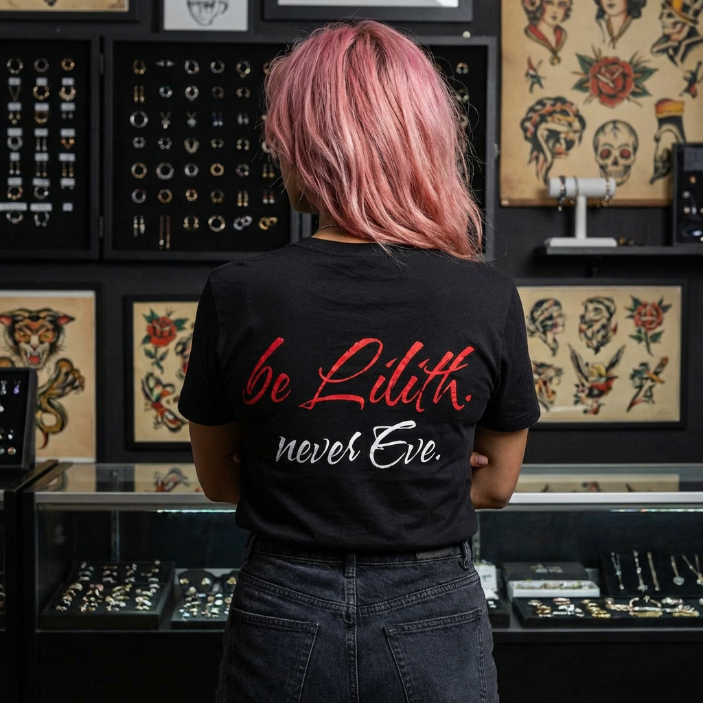 Rebellious Femininity “Rocker Chick” T-Shirt product thumbnail image