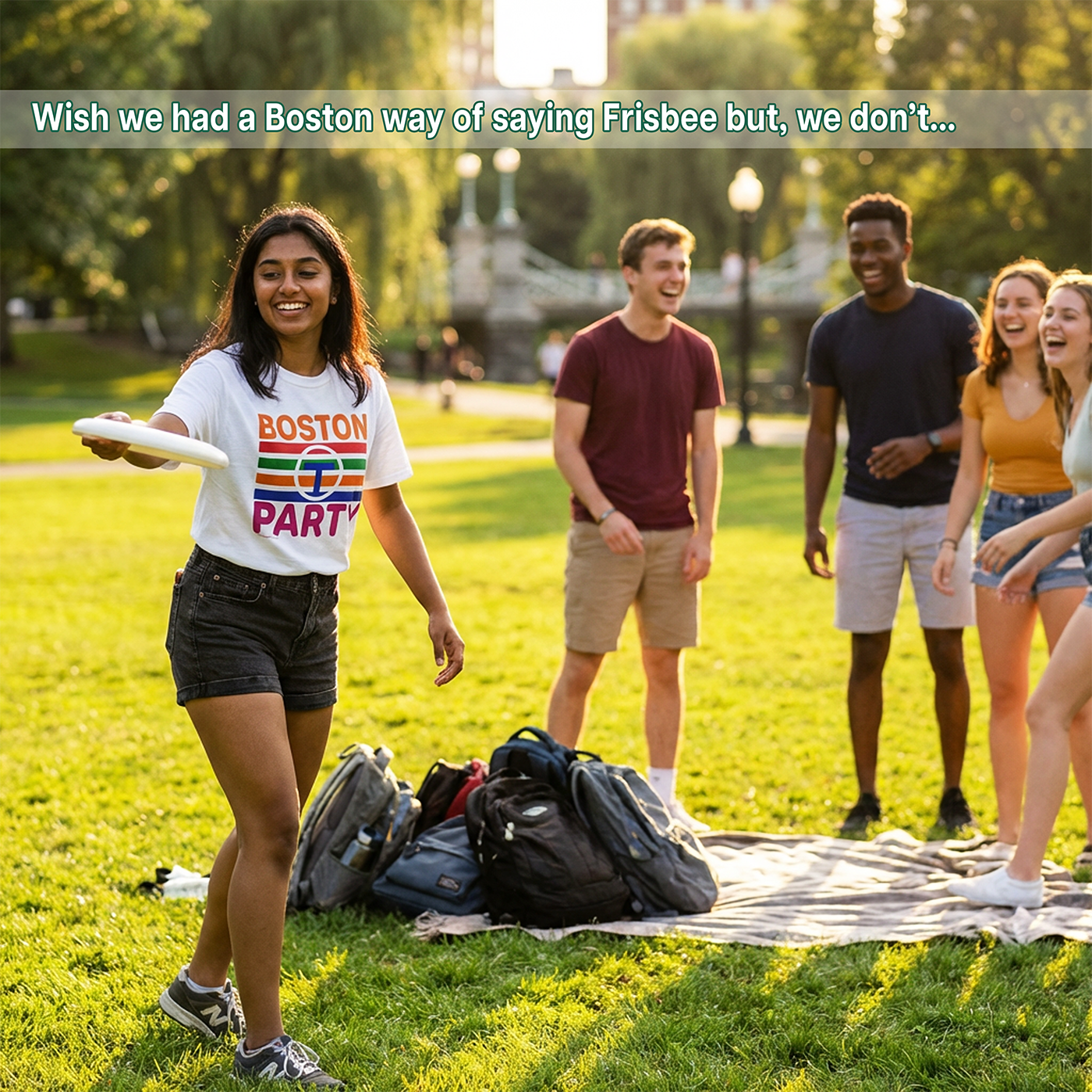 Comfort Colors® Boston T Party Short Sleeve Shirt: Retro MBTA Subway Design product thumbnail image