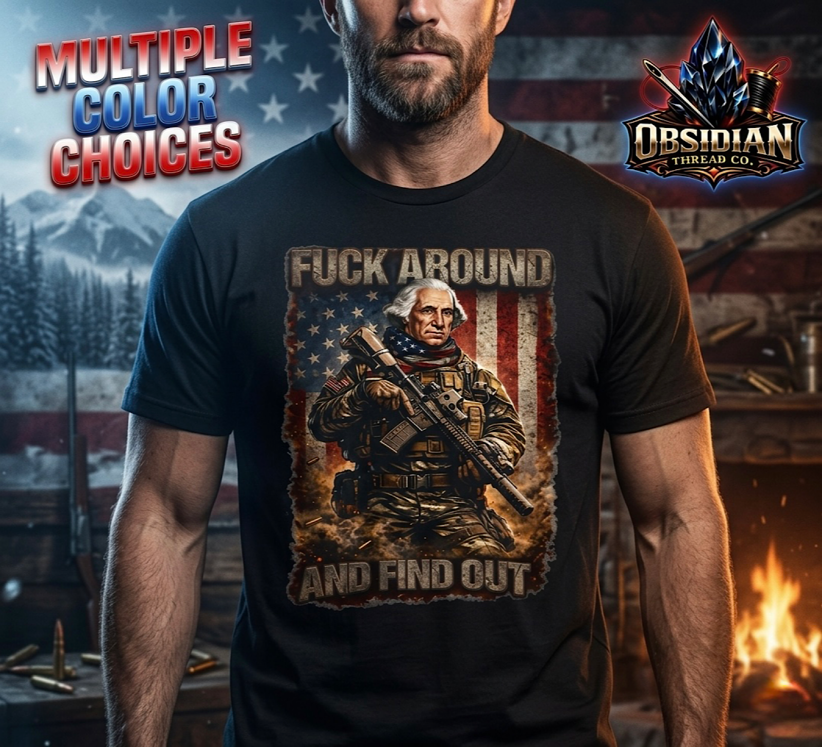 FAFO Shirt Patriotic George Washington Tactical Gun Tee USA Grunt Soldier product thumbnail image FAFO Shirt Patriotic George Washington Tactical Gun Tee USA Grunt Soldier product thumbnail image