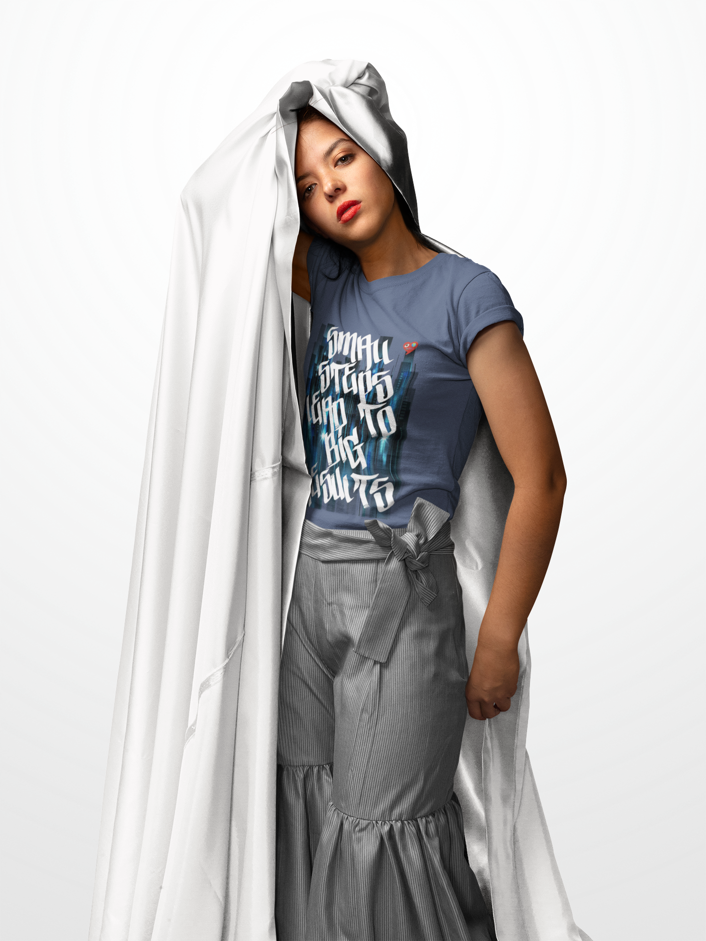 Small Steps Lead To Big Results. T‑Shirt — "Everything Grows to Big Results" Graphic Tee product thumbnail image