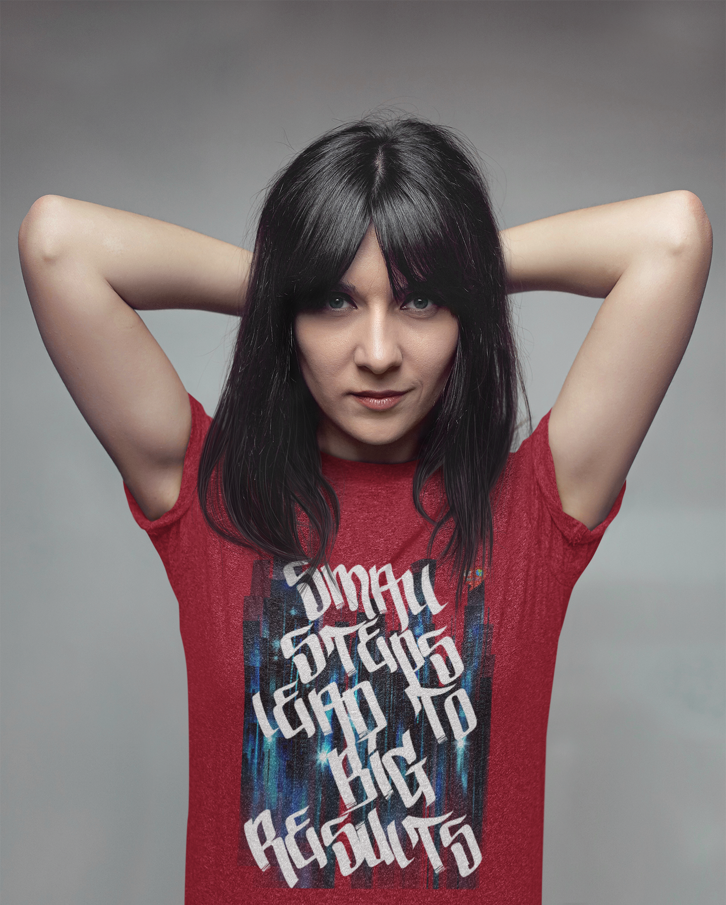 Small Steps Lead To Big Results. T‑Shirt — "Everything Grows to Big Results" Graphic Tee product thumbnail image