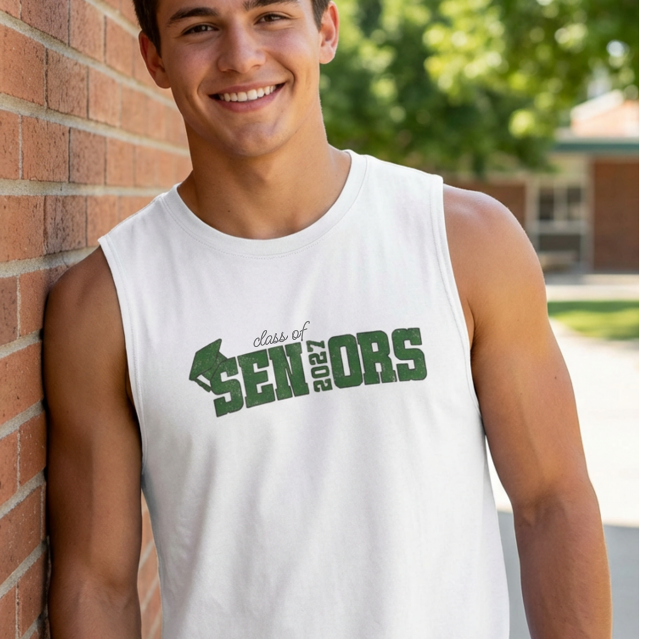 Senior Class of 2027 Muscle Tank product thumbnail image