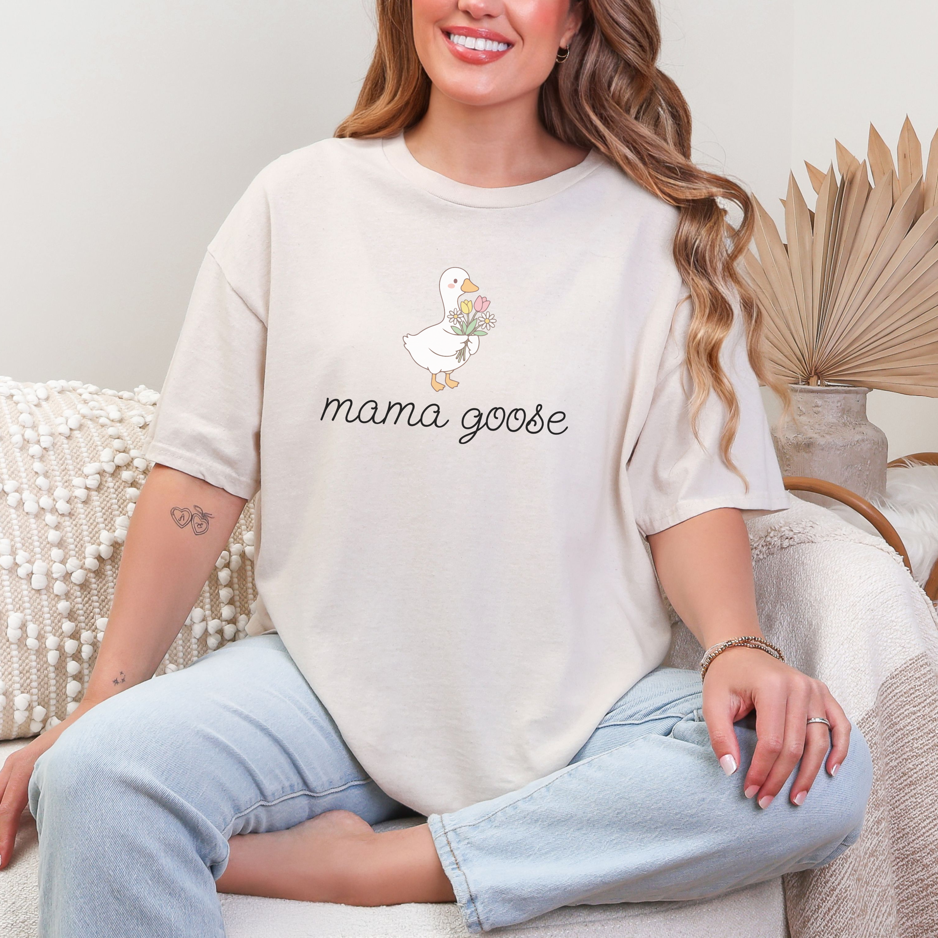 Mama Goose Matching T-Shirt — Mother's Love Tee product thumbnail image Mama Goose Matching T-Shirt — Mother's Love Tee product thumbnail image