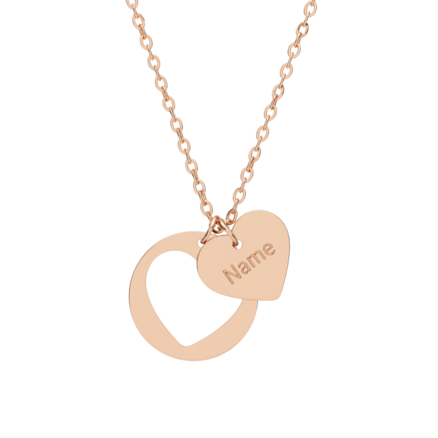 Custom Heart Layered Necklace FS™ product thumbnail image