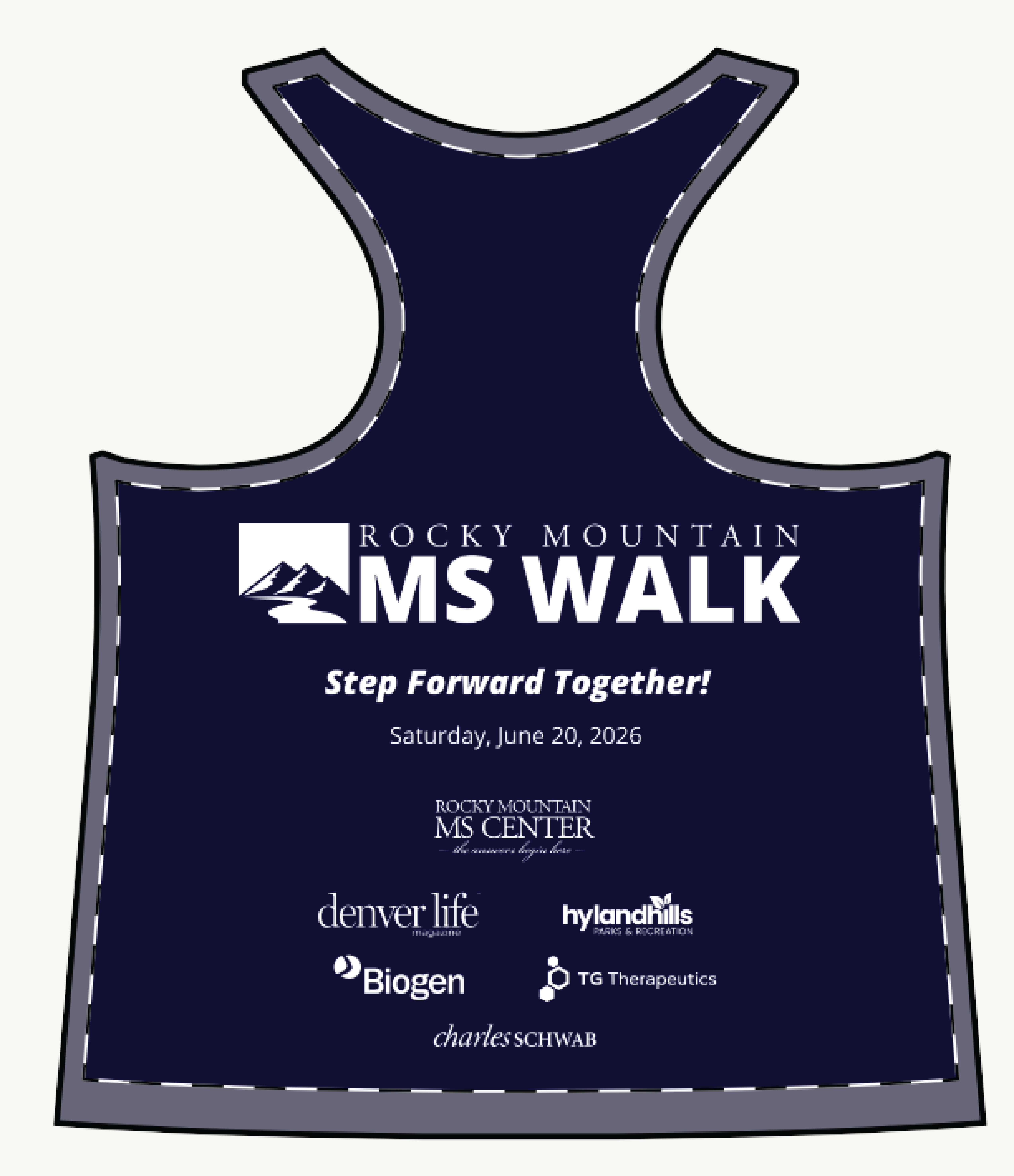 MS Walk 26: Women's Racerback Tank product thumbnail image