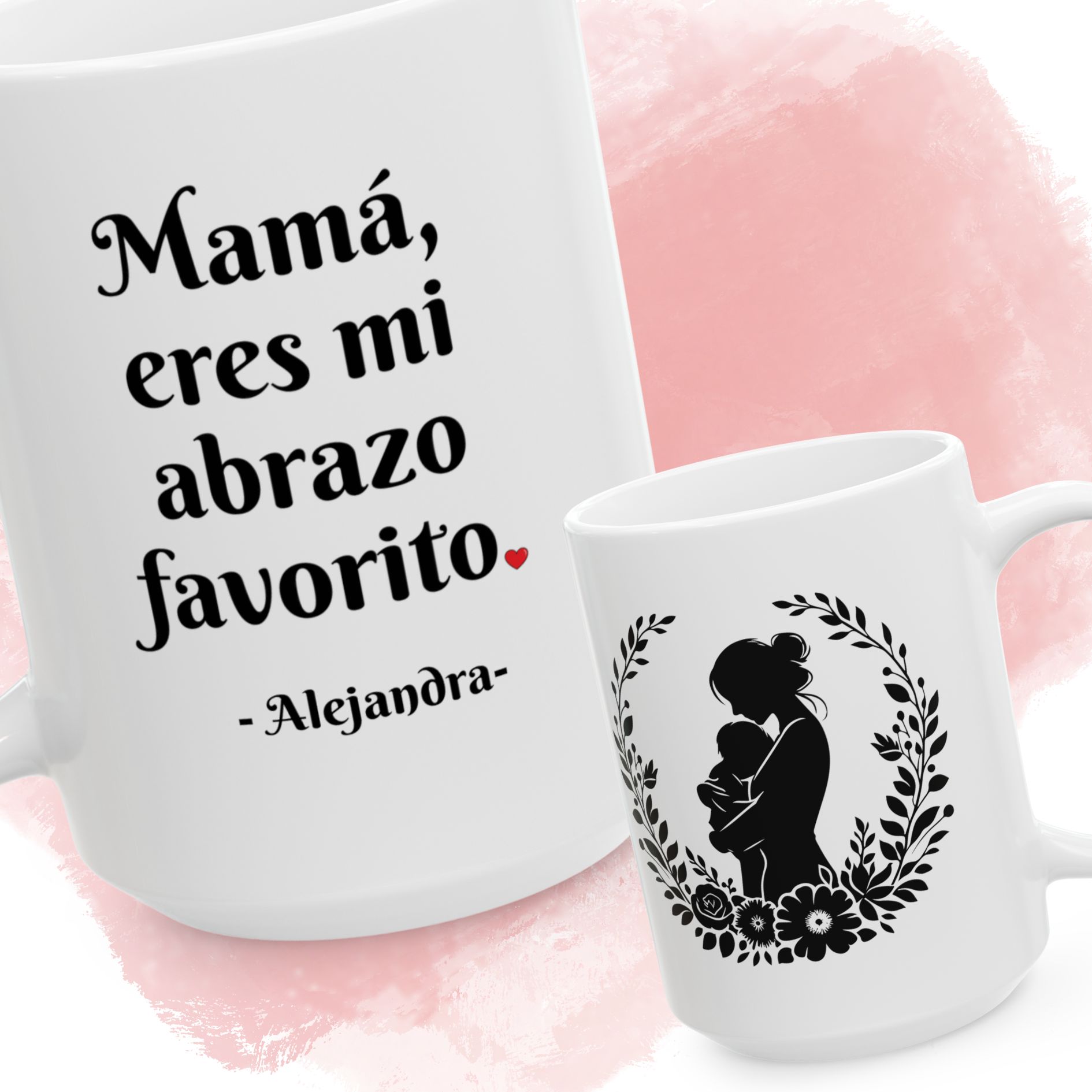 Regalo para Mamá | Mamá Eres Mi Abrazo Favorito | Taza Personalizada con Nombre | Spanish Mom Mug product thumbnail image Regalo para Mamá | Mamá Eres Mi Abrazo Favorito | Taza Personalizada con Nombre | Spanish Mom Mug product thumbnail image