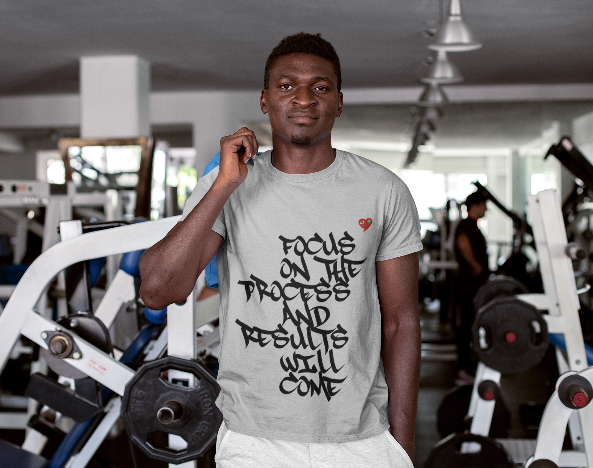 Motivational Tee — "Focus on the Process and Results Will Come" Graphic Shirt product thumbnail image
