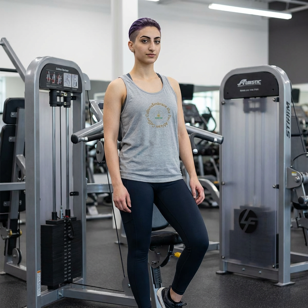 54 Nations "One Lifestyle" White Tank Top — Minimalist Travel / Cultural Pride Summer Tank