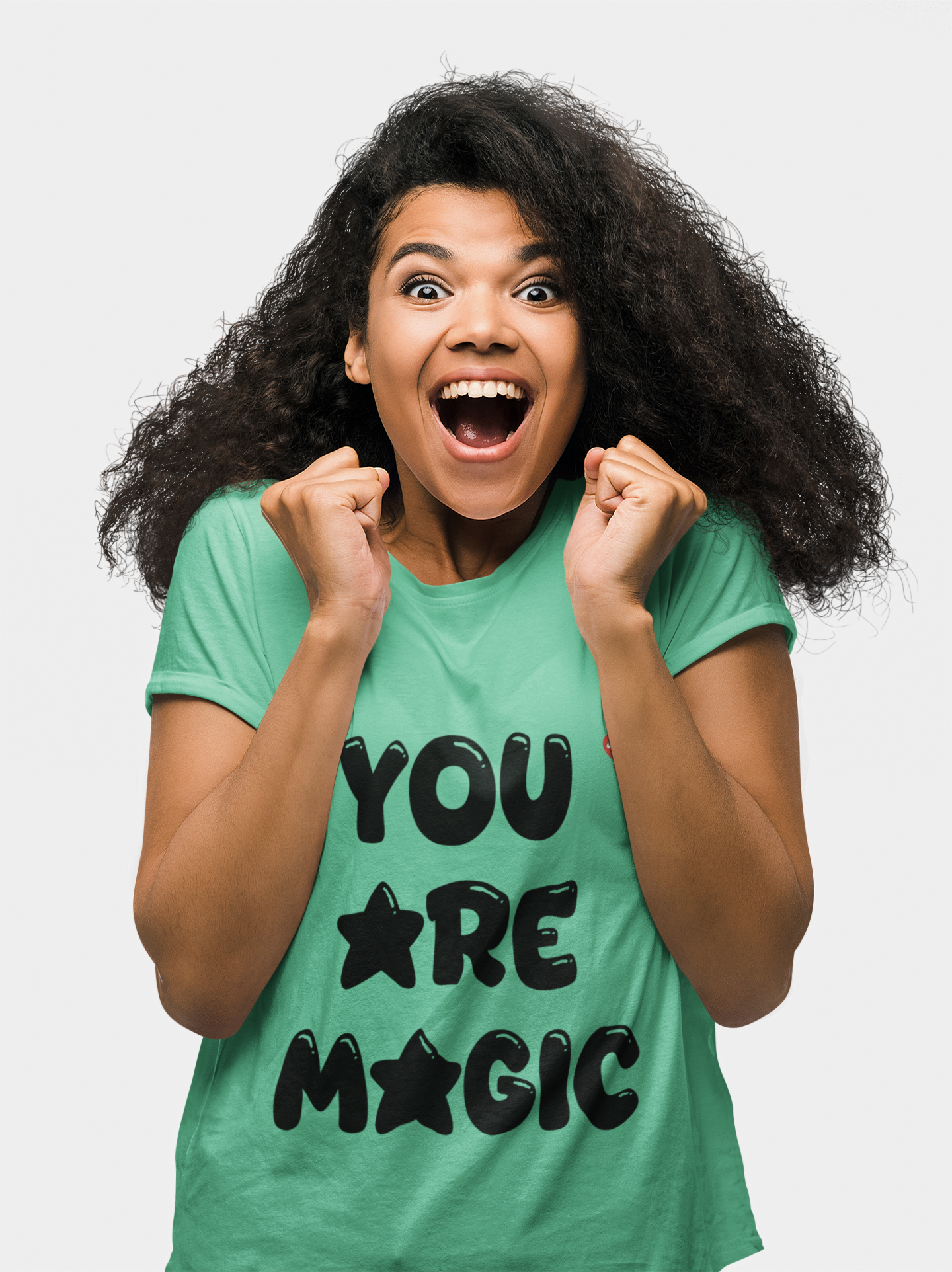 You Are Magic T-Shirt — Positive Graphic Tee with Heart Accent product thumbnail image