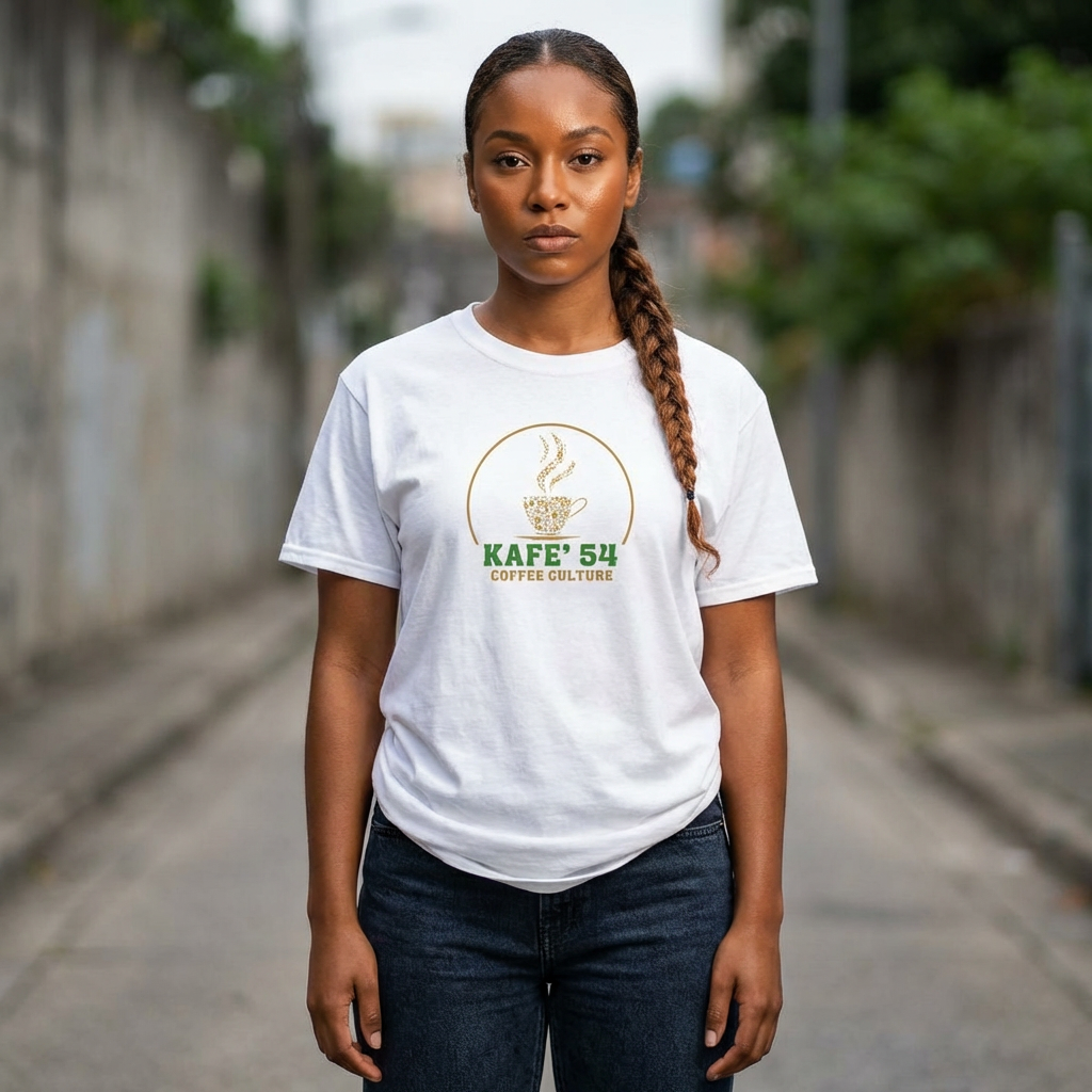 Coffee Culture T-Shirt — "KAFE' 54" Logo & "More Than Coffee" Tee product thumbnail image Coffee Culture T-Shirt — "KAFE' 54" Logo & "More Than Coffee" Tee product thumbnail image