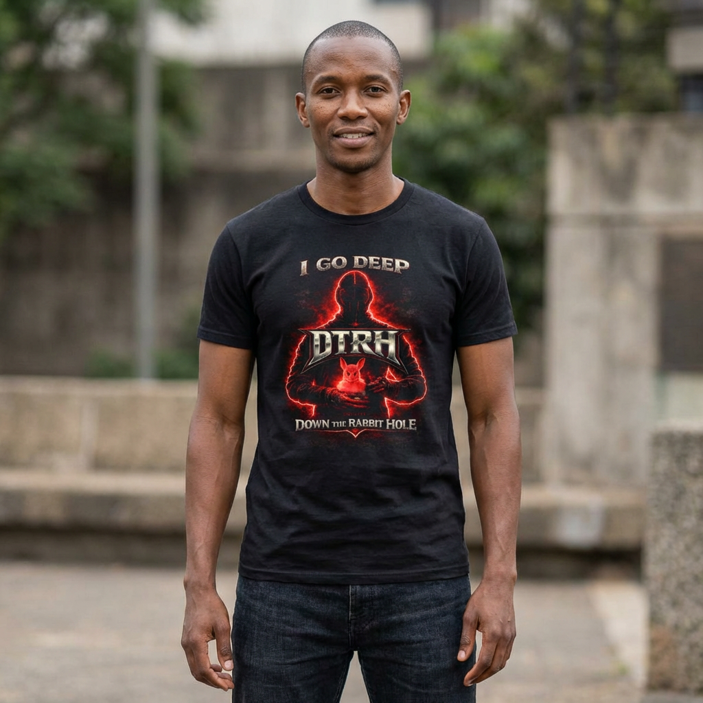 I Go Deep DTRH 'Down The Rabbit Hole' T-Shirt product thumbnail image I Go Deep DTRH 'Down The Rabbit Hole' T-Shirt product thumbnail image