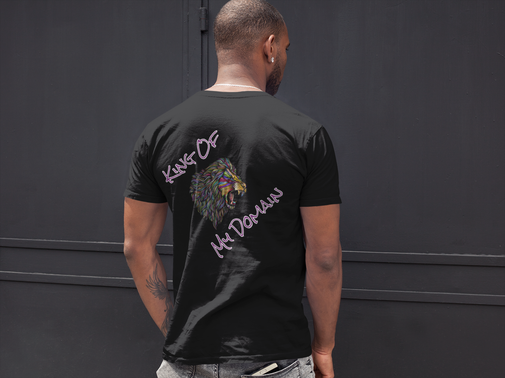 King Of My Domain - Unisex Jersey Tee, Everyday Casual Tee, Unique Statement Shirt product thumbnail image